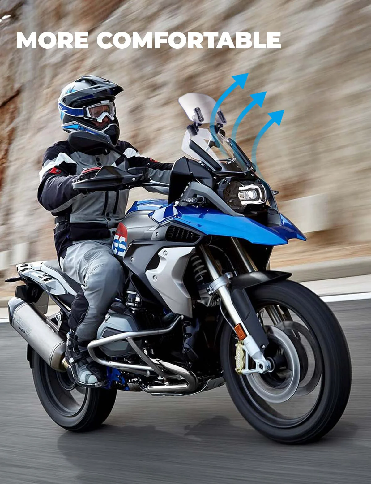 Motorcycle Windshield Adjustable Extension Clip - Image 4