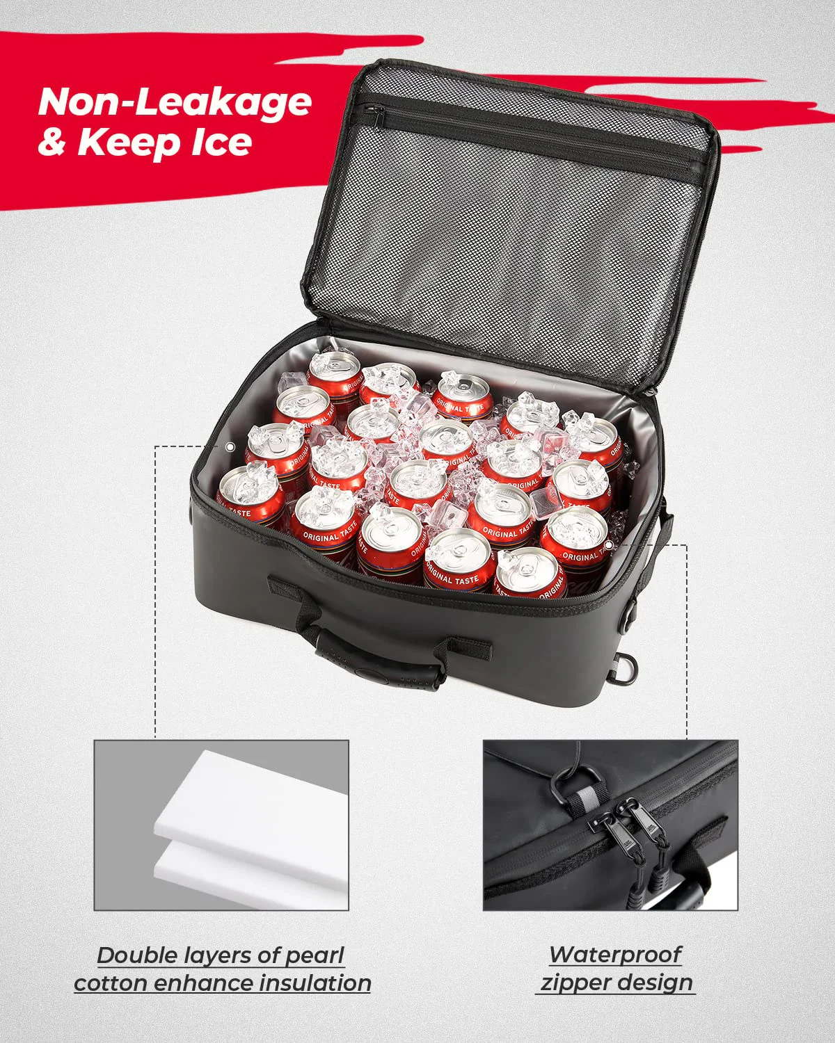 Motorcycle Universal Cooler Tail Bag 16L - Image 4