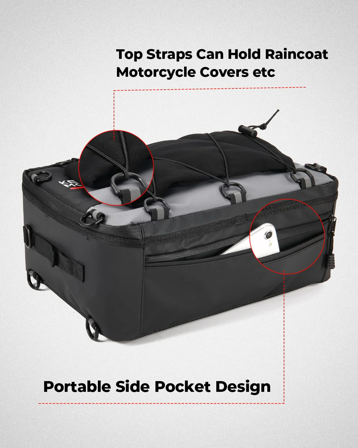 Motorcycle Universal Cooler Tail Bag 16L - Image 7