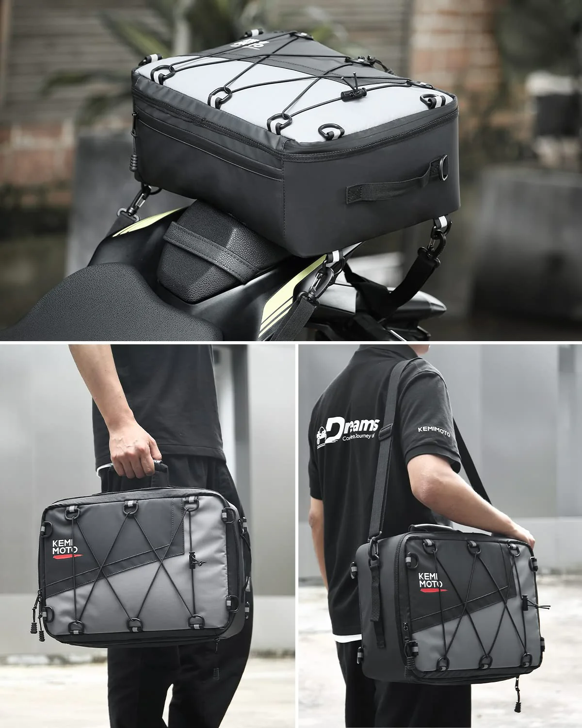 Motorcycle Universal Cooler Tail Bag 16L - Image 8
