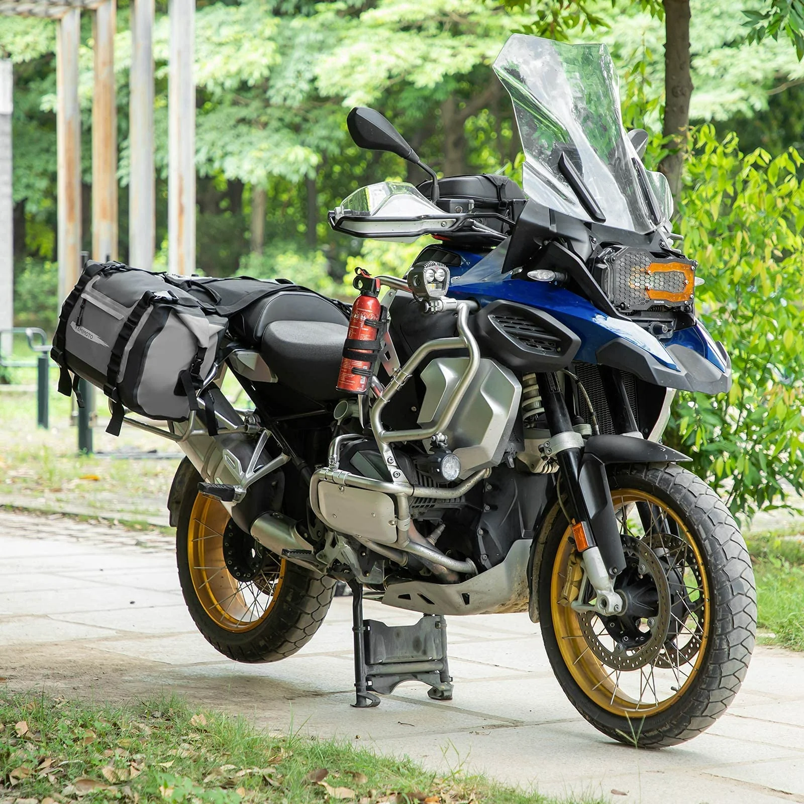 Luggage Bag, Waterproof Saddle Bags Side Bags for Motorbike Travel (25L*2) - Image 8