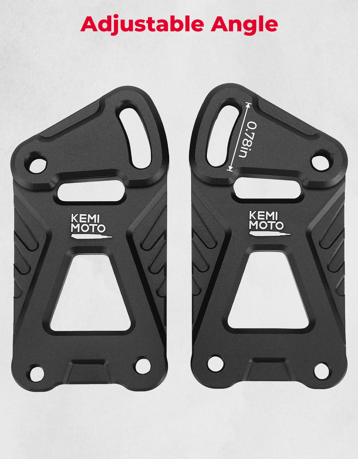 Motorcycle Windshield Risers Extension Adjustable Bracket for KLR 650 KLR650 - Image 2
