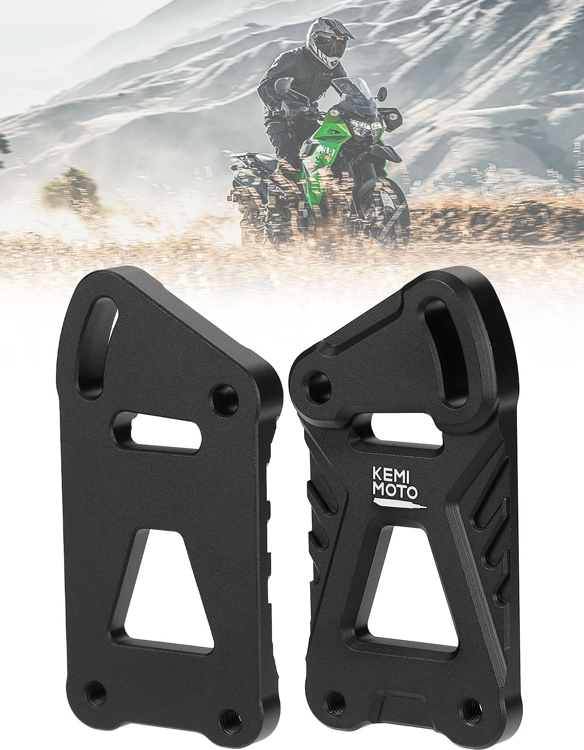 Motorcycle Windshield Risers Extension Adjustable Bracket for KLR 650 KLR650 - Image 4