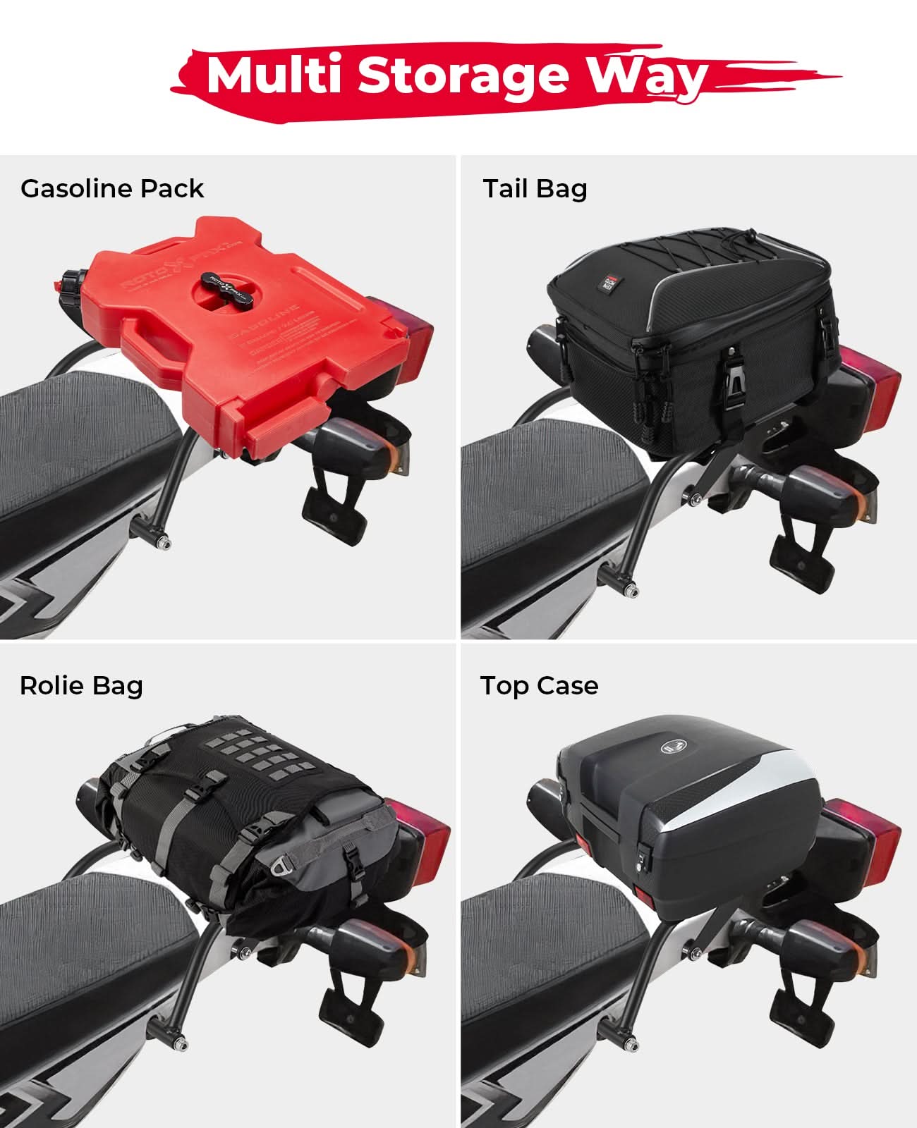 Motorcylce Rear Rack for XT250 2008-2025 - Image 4