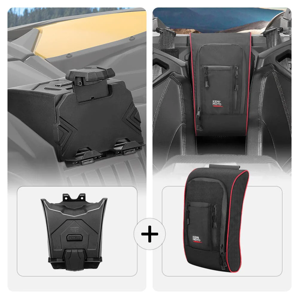 Tablet Holder & Console Storage Bag for Can-Am Maverick X3 - Image 11