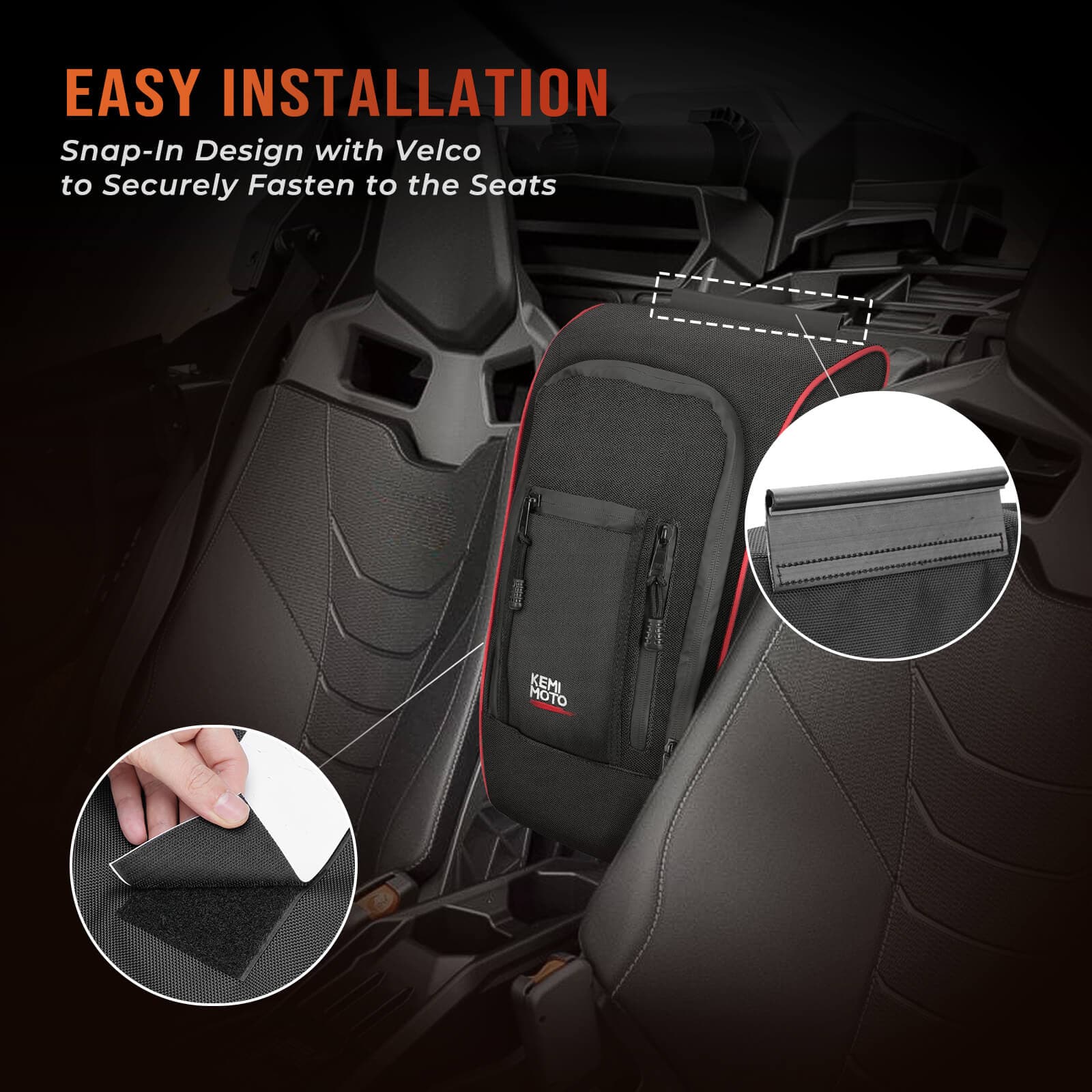 Tablet Holder & Console Storage Bag for Can-Am Maverick X3 - Image 15