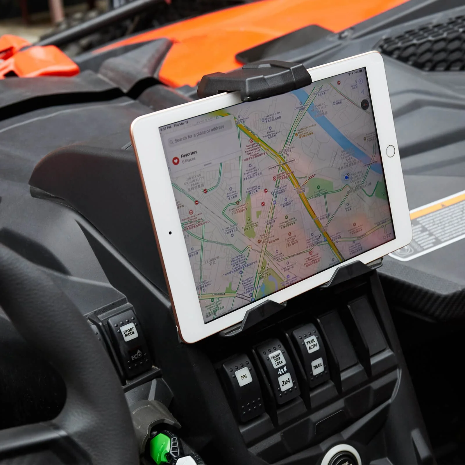 Tablet Holder & Storage Bag for Can-Am Maverick X3 - Image 7
