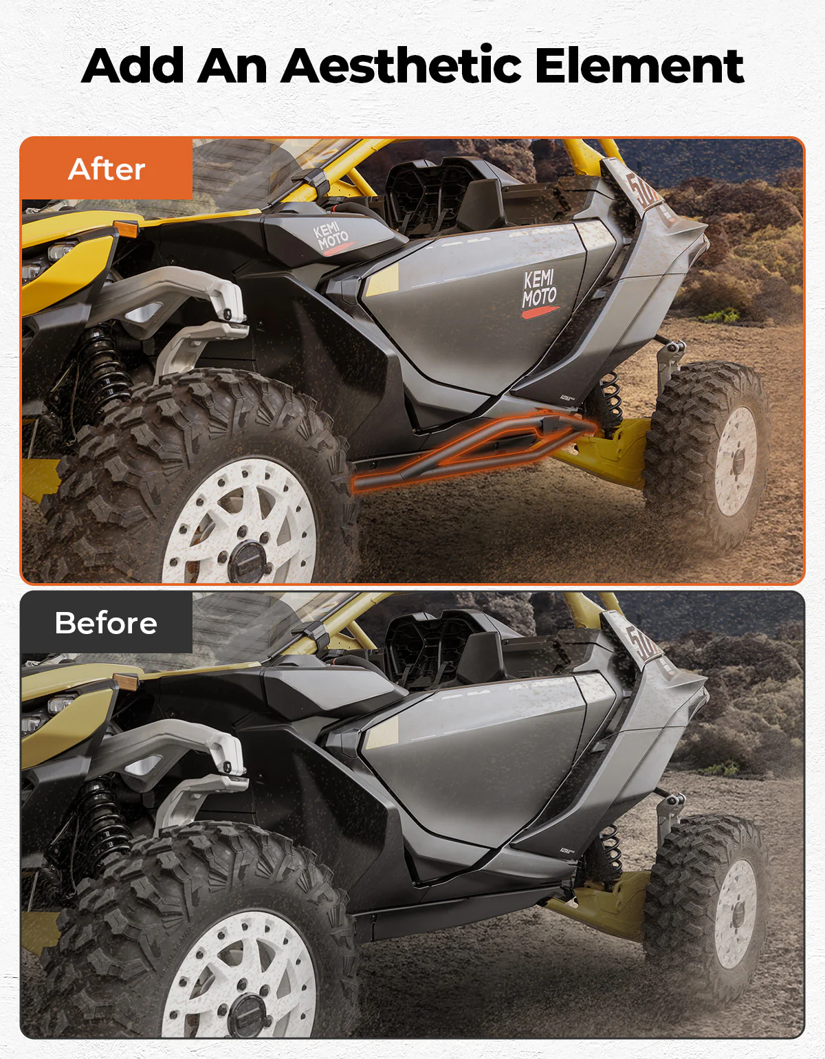 Nerf Bars Rock Sliders for Can-Am Maverick R 2024+ - Image 5