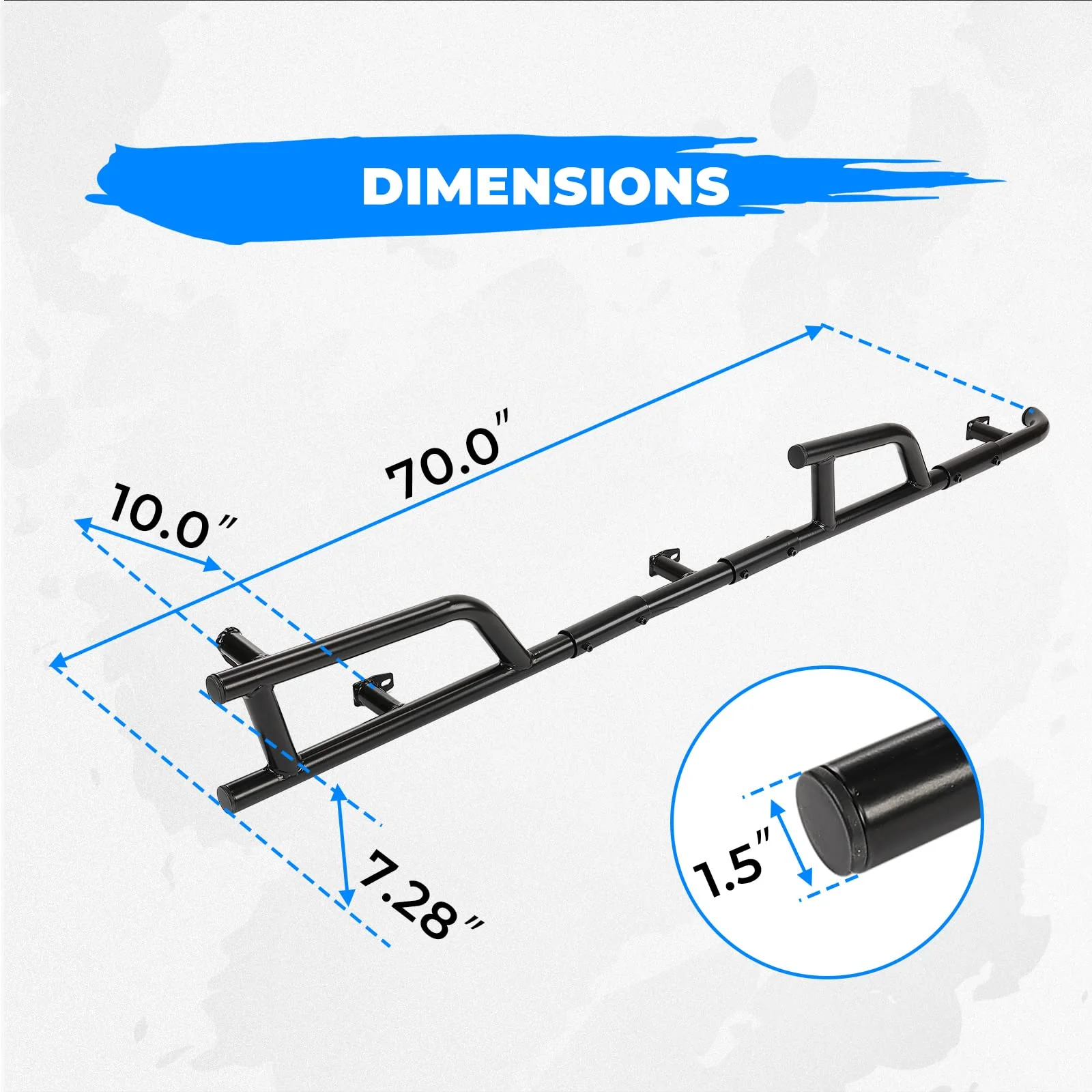 Nerf Bars Rock Sliders for Polaris General XP 4 1000 - Image 6