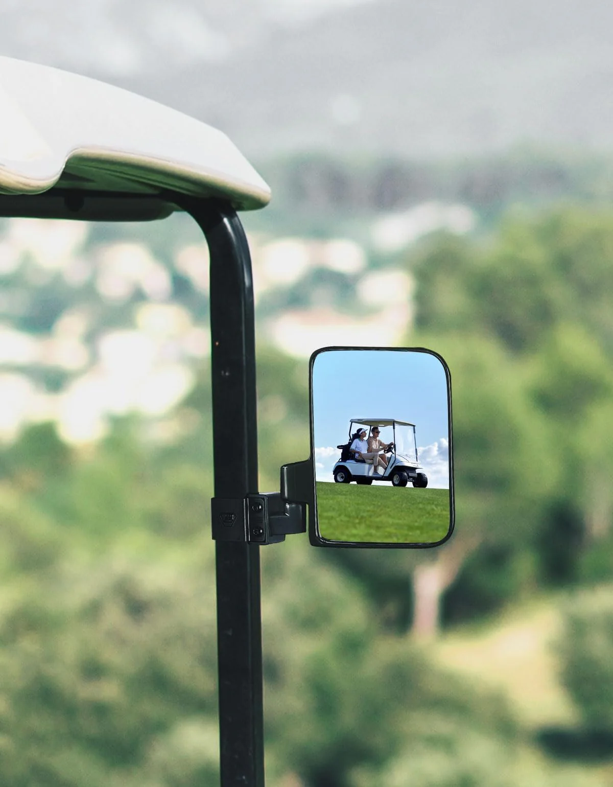 No-Drill Golf Cart Side Mirrors for EZGO, Club Car, Drive2, ICON - Image 7