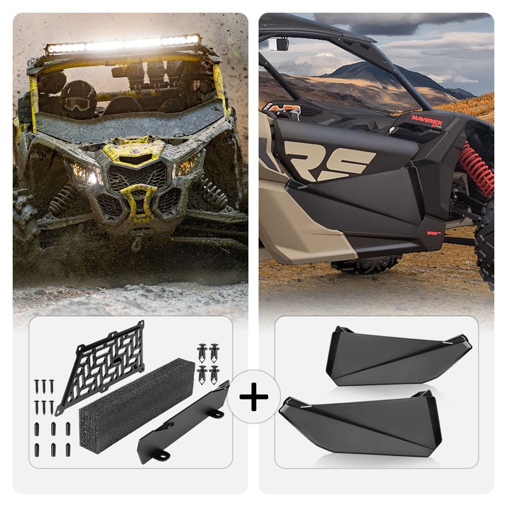 Noise Reduction Kit &  Front Lower Door Inserts For Can-Am Maverick X3 - Image 15