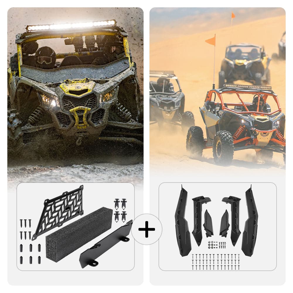 Noise Reduction Kit & Max Mud Fender Flares For Can-Am Maverick X3 / MAX - Image 14