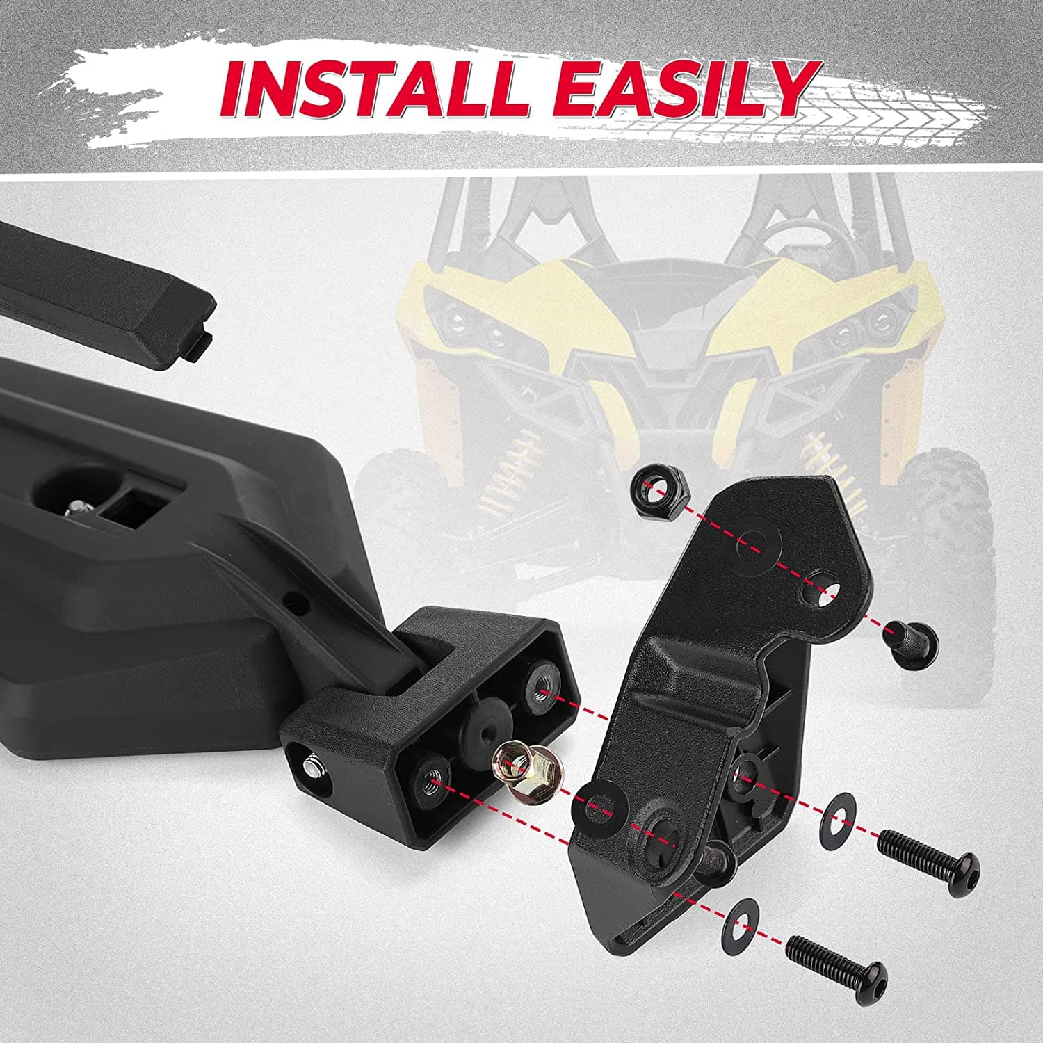 One Pair Side Mirrors for Can-Am Commander 700 & 1000R 2021+ - Image 5
