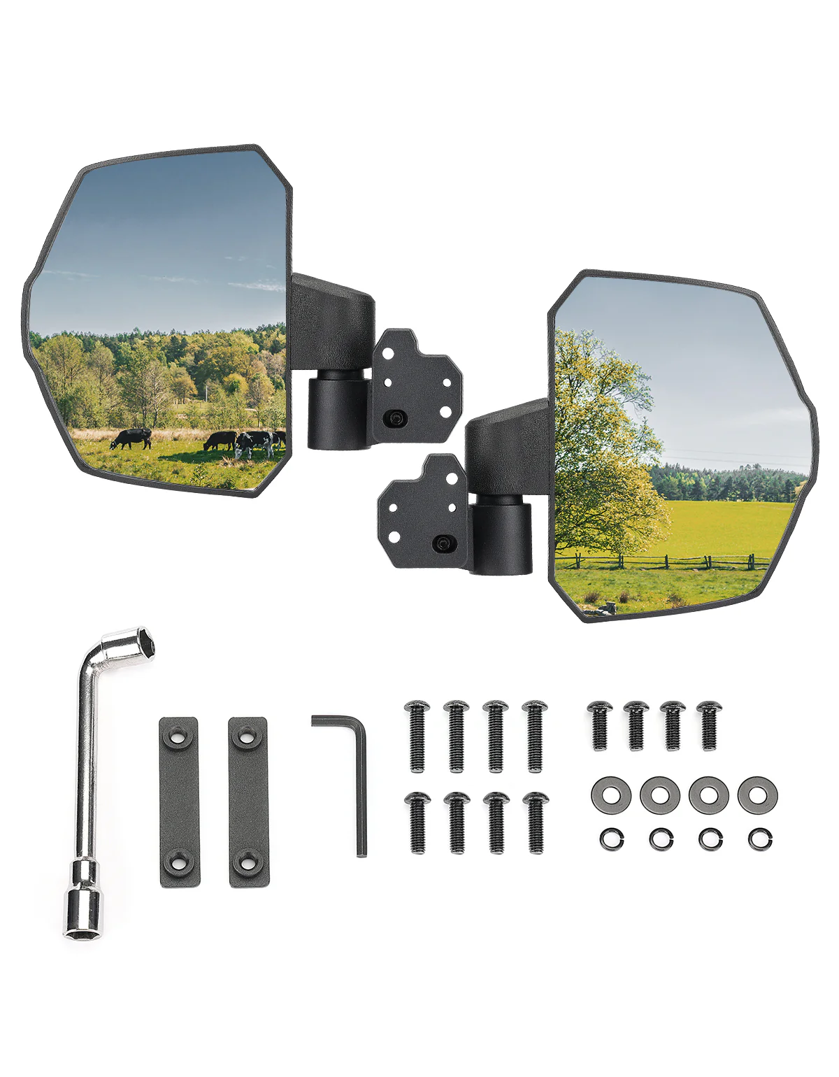 One Pair Side Mirrors for Can Am Defender HD5|8|10 - Image 8