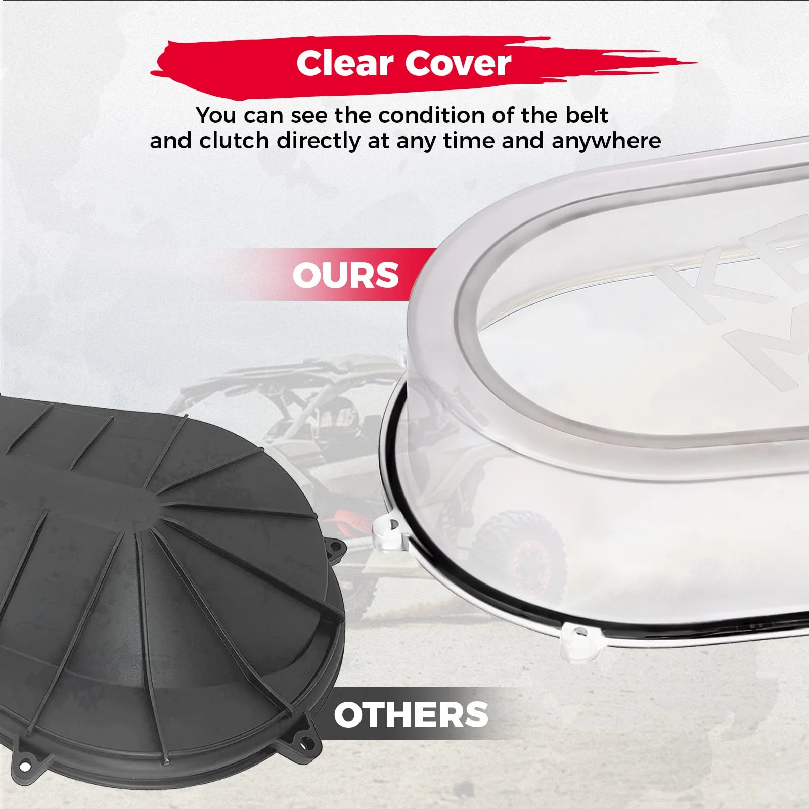 Outer Clutch Cover with RGB LED Strip Lights for Can-Am Maverick X3/MAX - Image 6