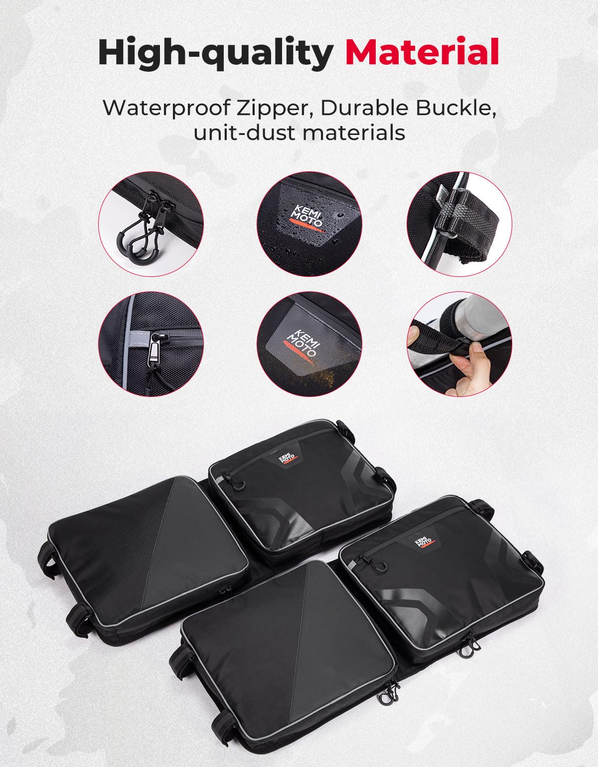 Overhead Storage Bag for Pioneer 1000 3P 6P/Polaris RZR XP 4 1000/Uforce 1000 - Image 5
