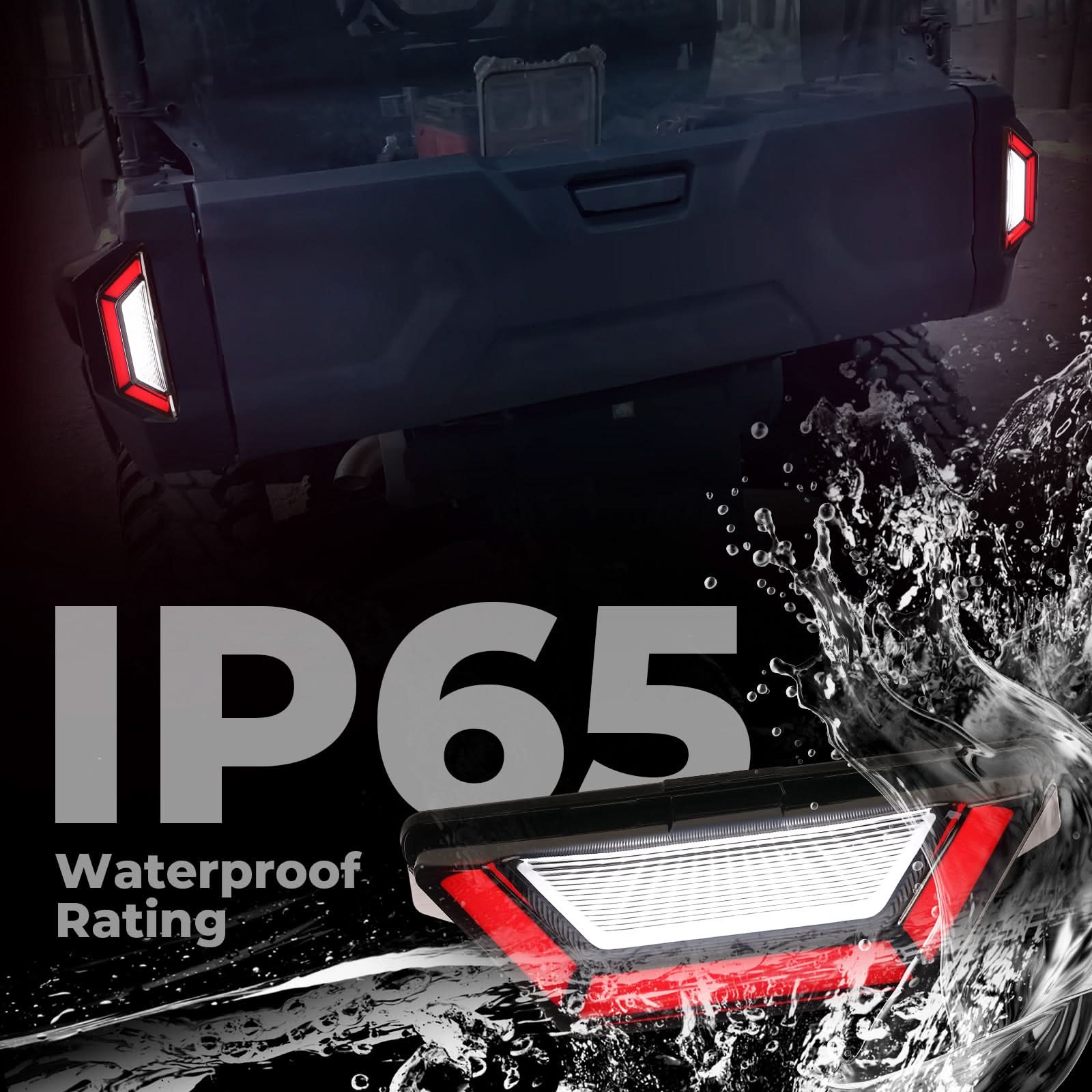 Pair Rear LED Brake Tail Lights Left+Right For Yamaha RMAX2/4 1000 2021-2024 - Image 8