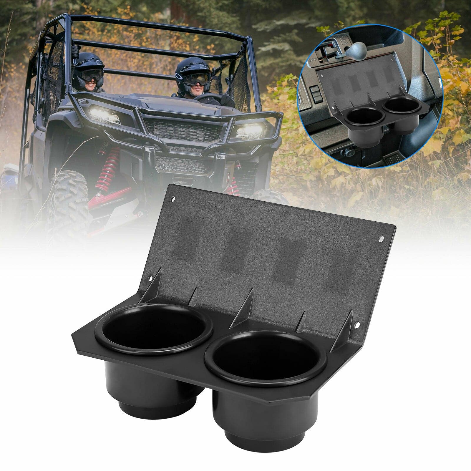 UTV Cup Holder with Switch Panel for Pioneer 1000/1000-5 - Image 7