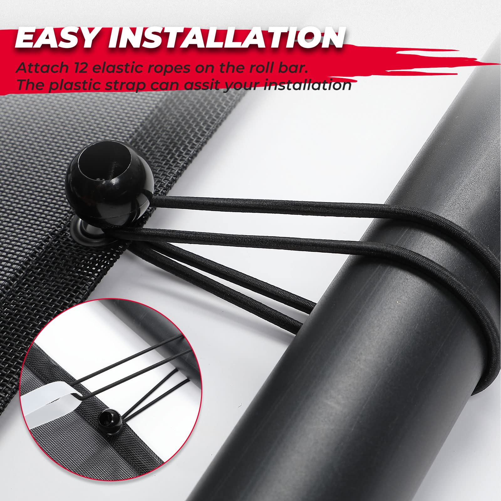 Soft Rear Window Net Fit Pioneer 500 700 1000 - Image 4