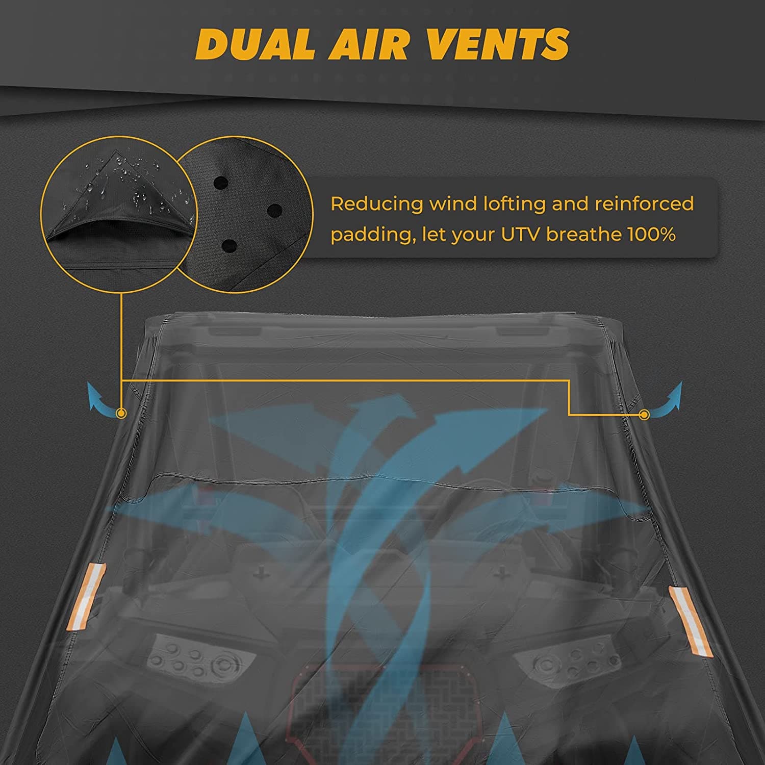 UTV 420D Waterproof Covers 2 Seater for Can-Am, Polaris, Kawasaki - Image 4