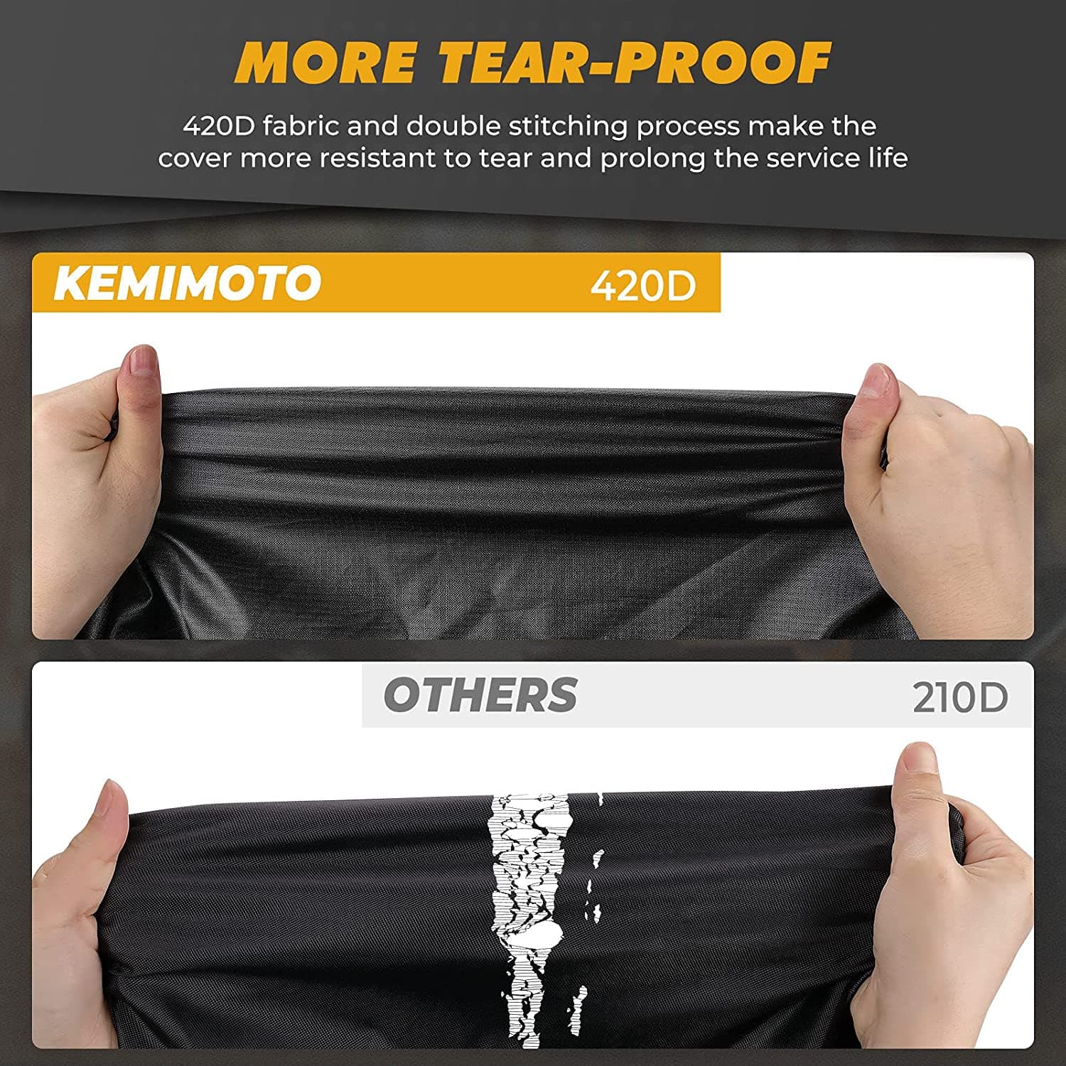 UTV 420D Waterproof Covers 2 Seater for Can-Am, Polaris, Kawasaki - Image 5