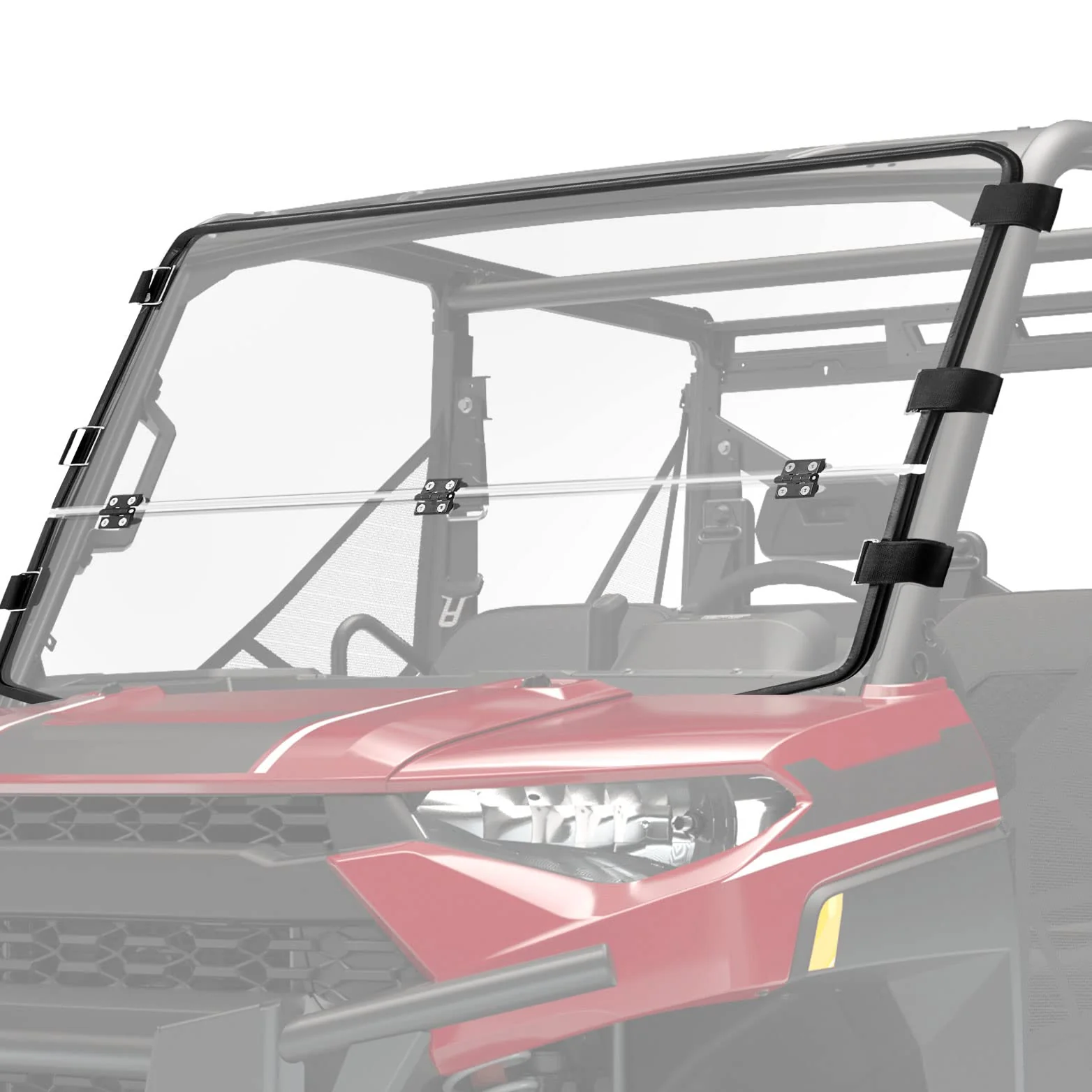 2-IN-1 Flip Up Windshield for Ranger 1000/XP 1000/Crew 2017-2026