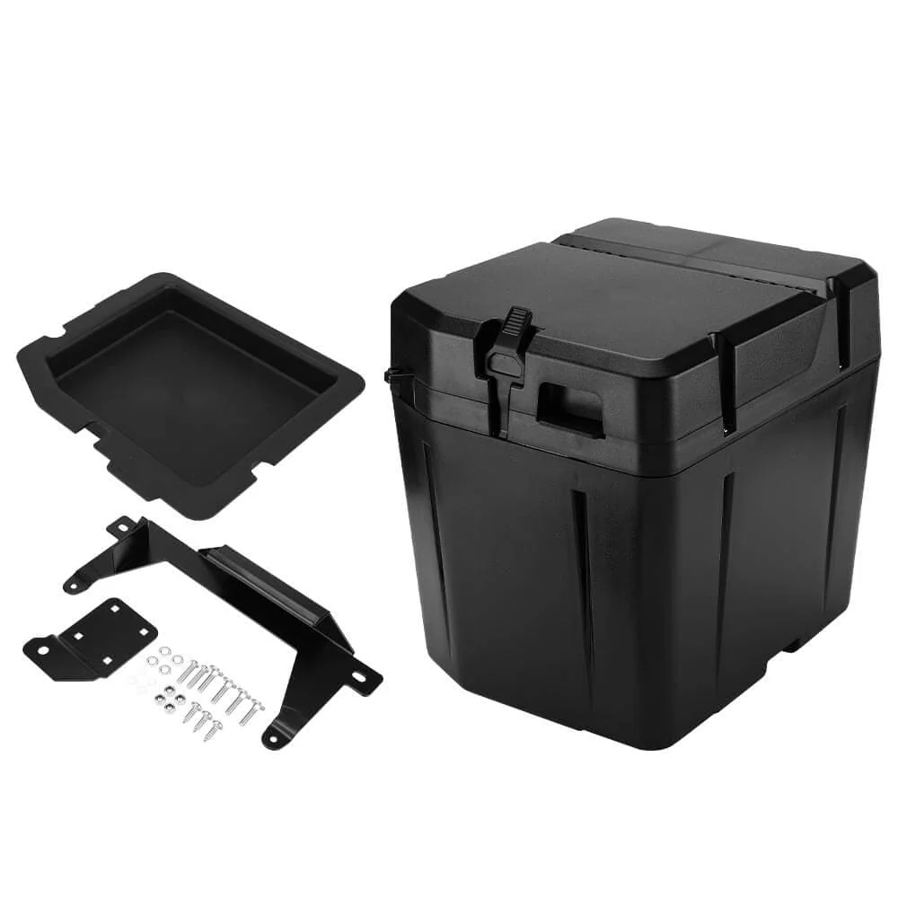 Adjustable Side Mirrors & Under Seat Storage Box for Polaris Ranger - Image 15