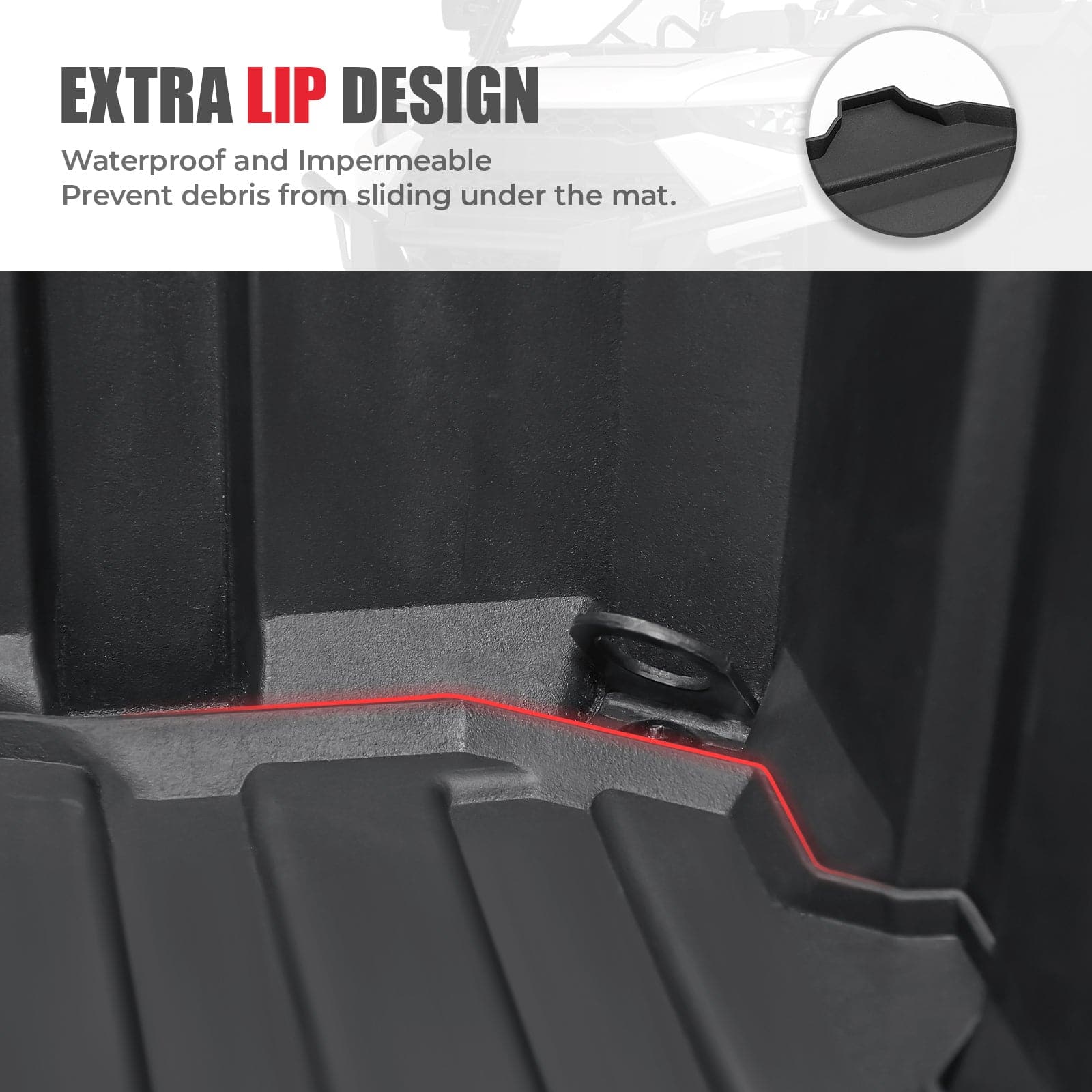 Bed Mat / Cargo Liner for Polaris Ranger XP 1000/CREW 2018-2024 - Image 4