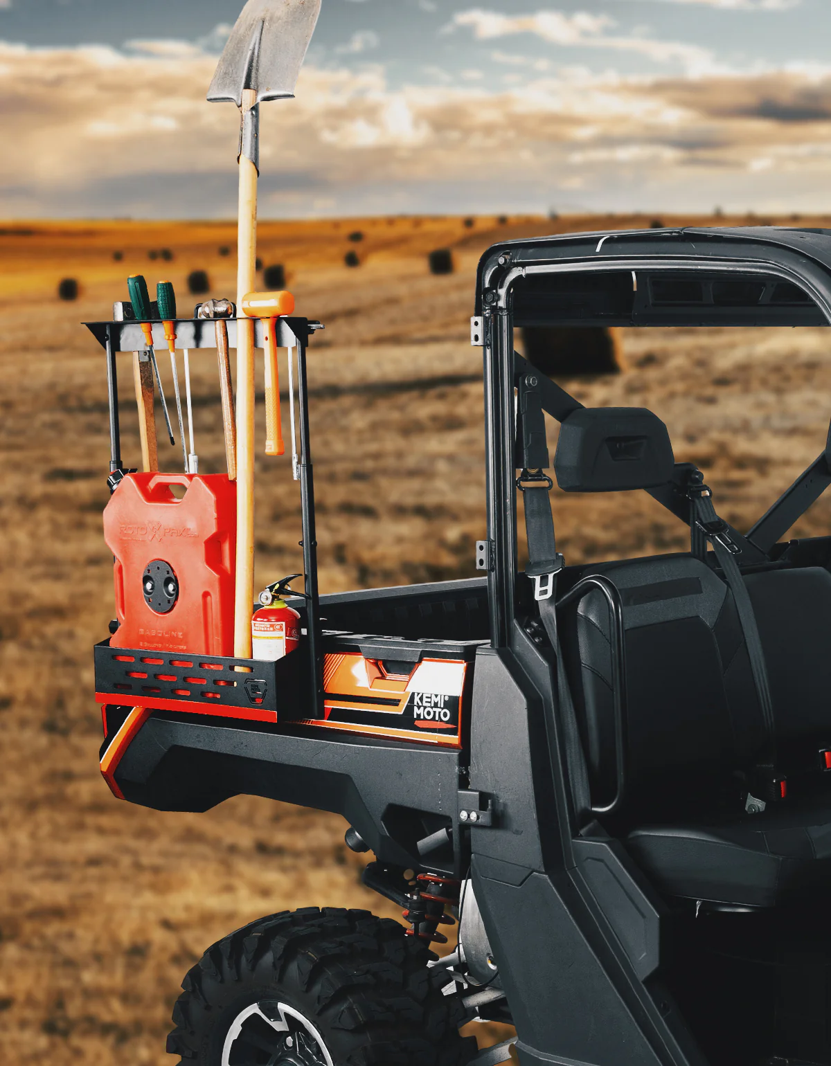 UTV Tool Rack for Polaris Ranger 1000/ XP 1000/ XP 900 2013-2025 - Image 7