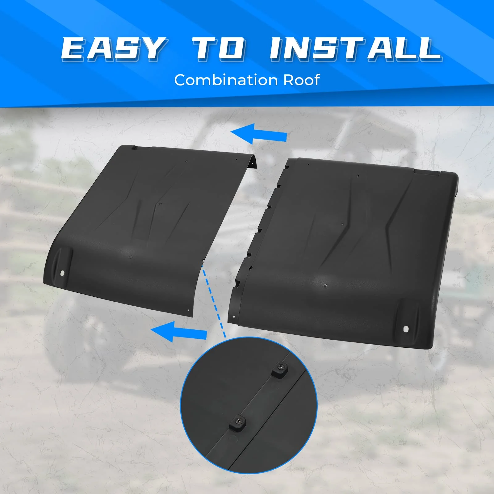 Hard Roof For Polaris Ranger Mid Size 2015-2022 - Image 3