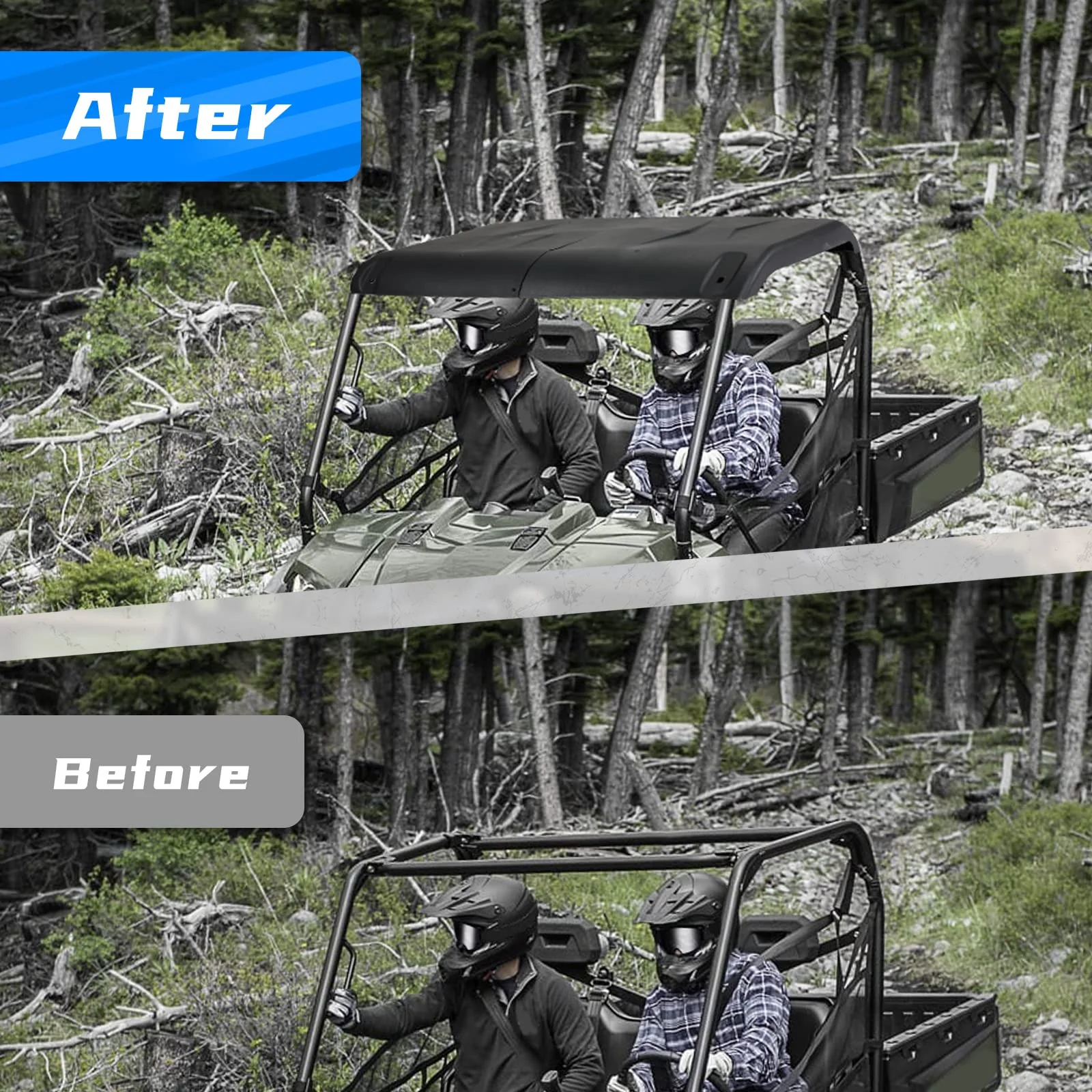 Hard Roof For Polaris Ranger Mid Size 2015-2022 - Image 4