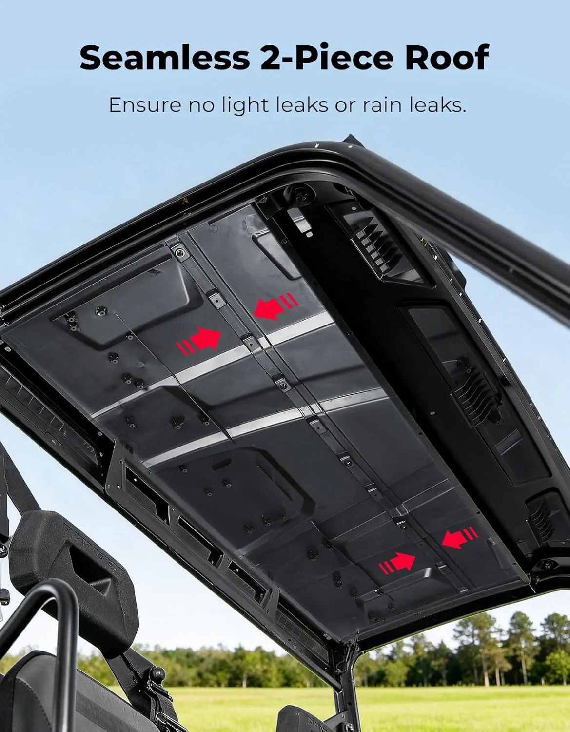 Plastic Hard Roof 3-Seat for Polaris Ranger XP 1000/ 1000/ XP 900 - Image 4
