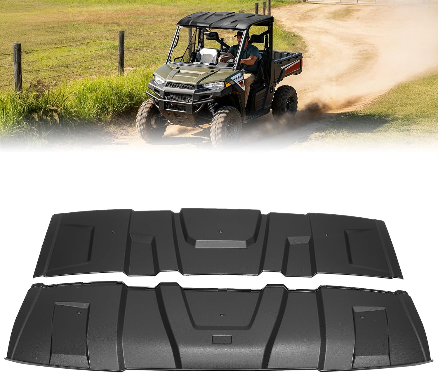 Plastic Hard Roof 3-Seat for Polaris Ranger XP 1000/ 1000/ XP 900 - Image 9