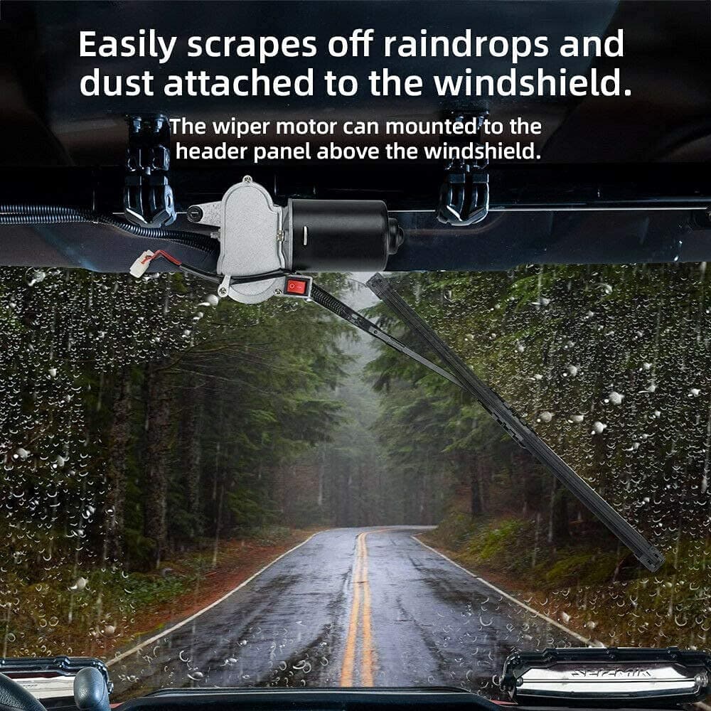 12V Electric Windshield Wiper Kit for most UTV - Image 6