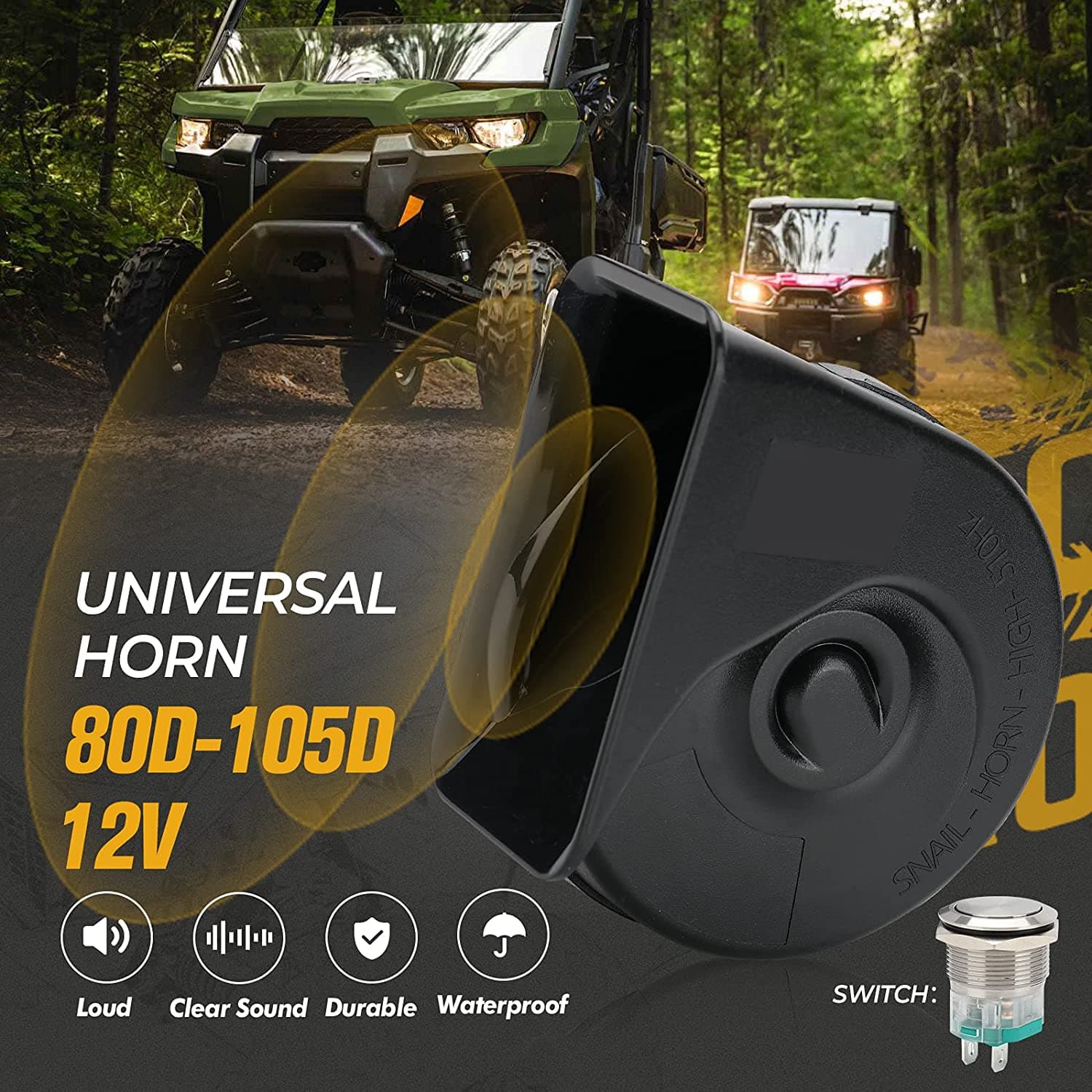 Crew Turn Signal Kit & Seat Cover & Side Mirrors For Polaris Ranger XP 1000 - Image 4