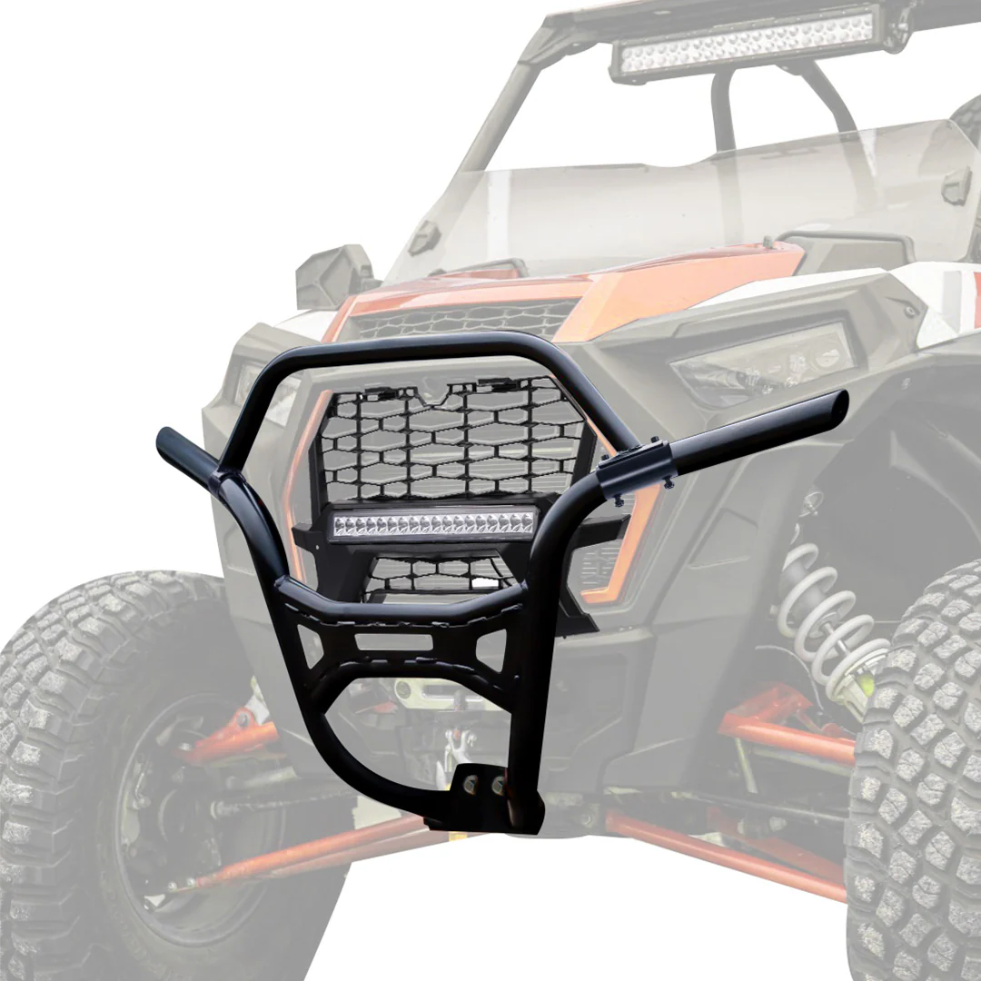 Front Lower Mesh Grill Radiator Guards for Polaris RZR XP 1000/ Turbo - Image 10