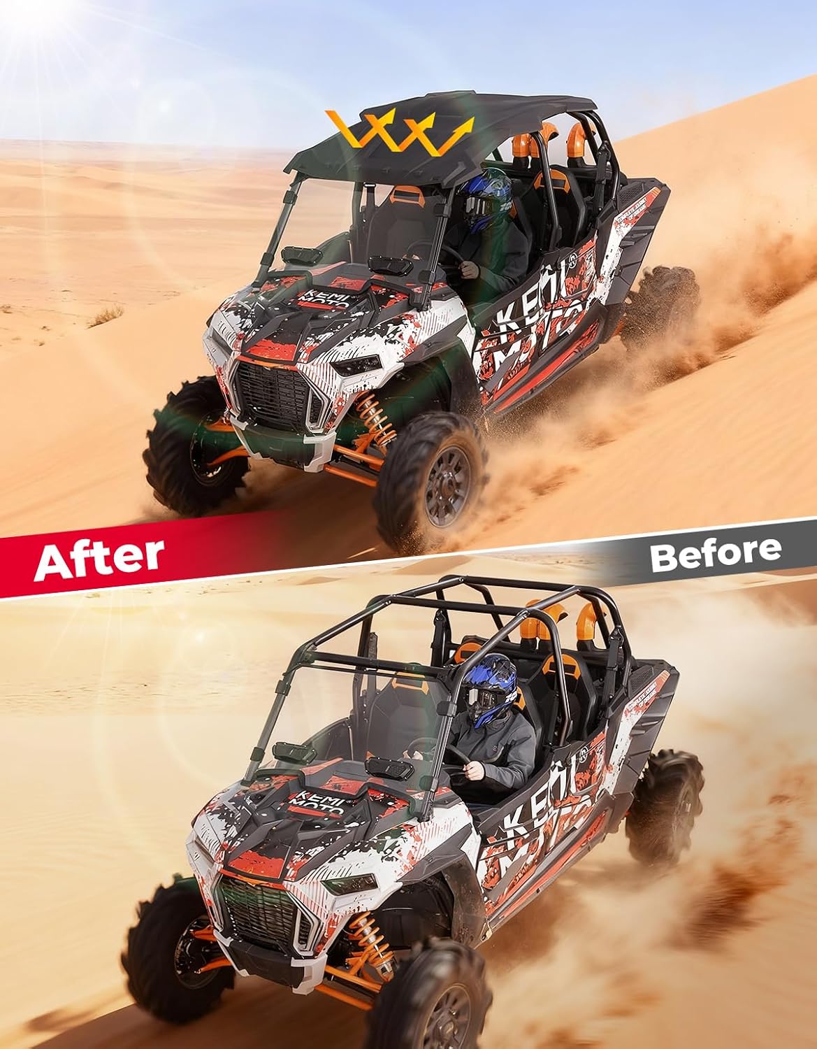 Hard Roof 4 Seater for Polaris RZR XP 4 1000/Turbo 2014-2023 - Image 3
