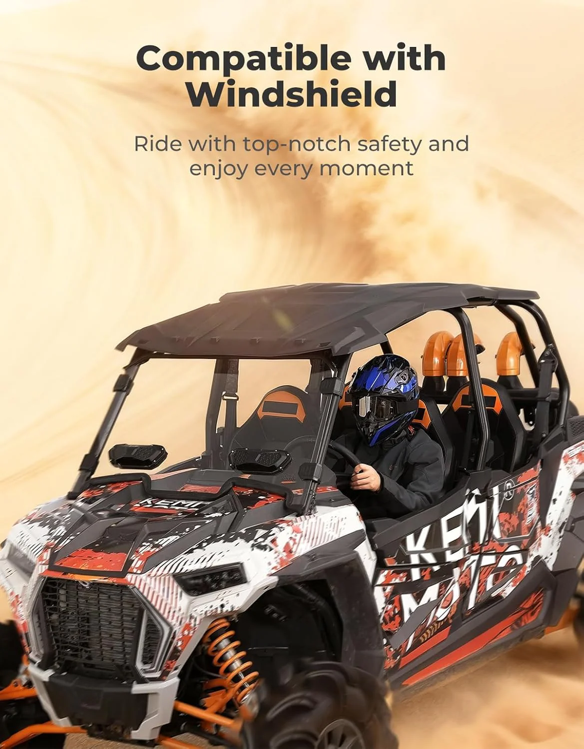 Hard Roof 4 Seater for Polaris RZR XP 4 1000/Turbo 2014-2023 - Image 7