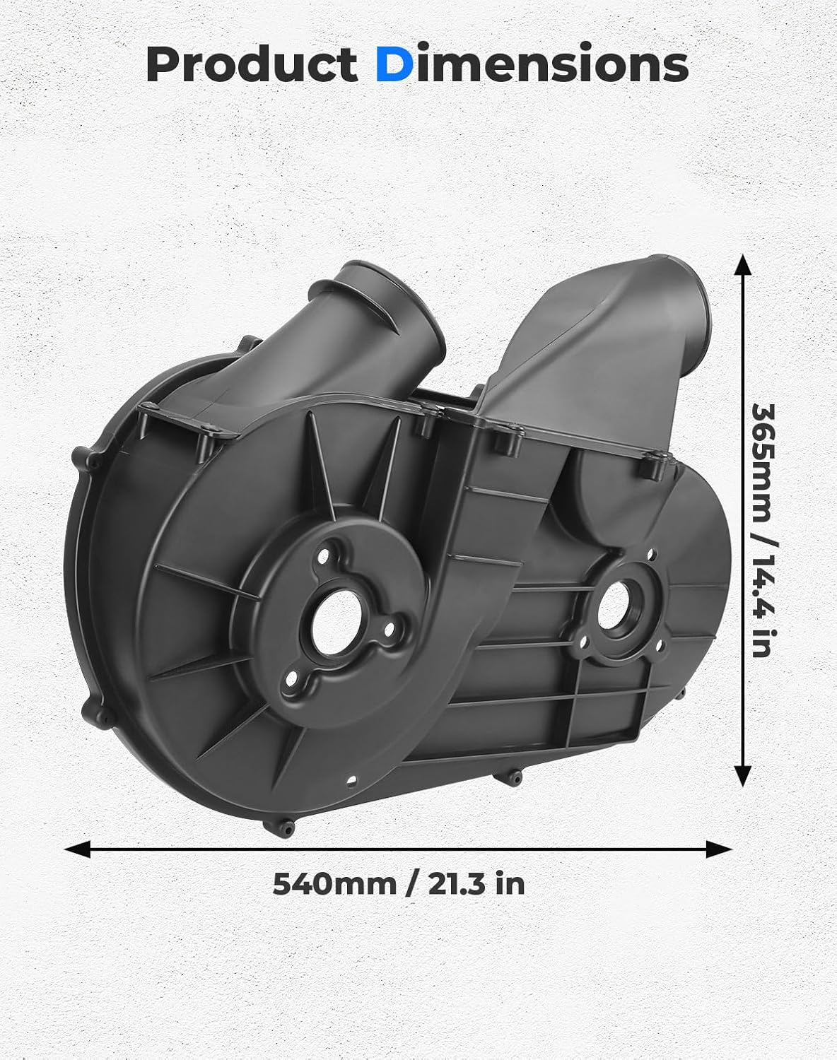 Inner Clutch Cover Belt Box for Polaris RZR XP 1000/Ranger Crew XP 1000 900/General - Image 6