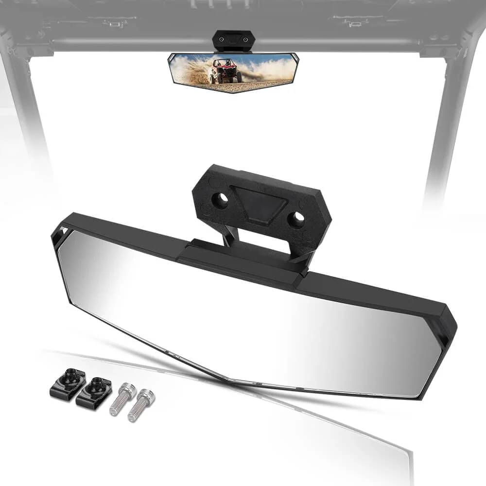 Center Rear View Mirror & Front Camera Kit For Polaris RZR PRO / Turbo - Image 2