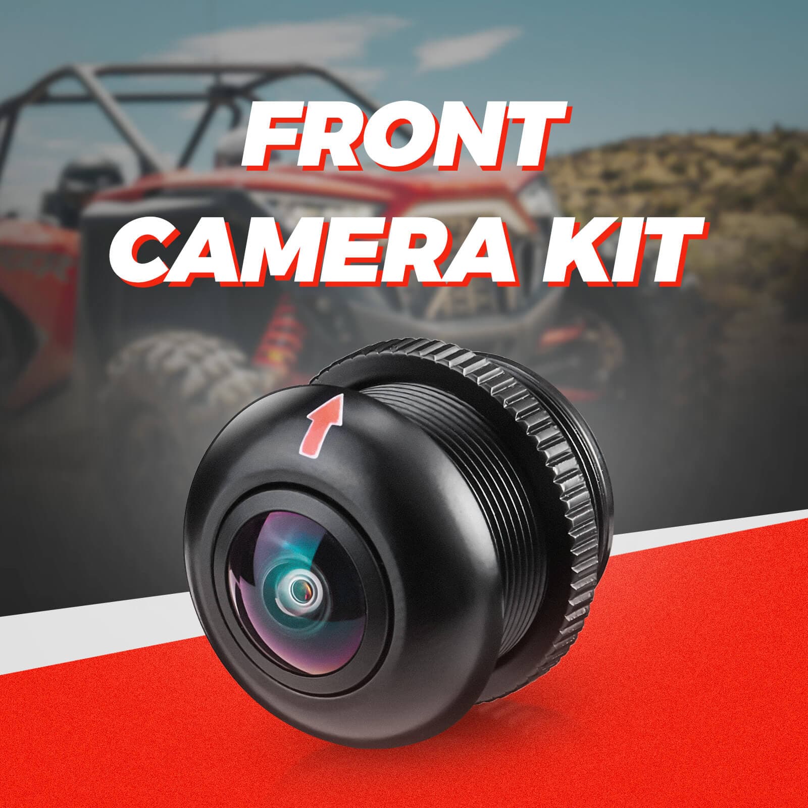 Center Rear View Mirror & Front Camera Kit For Polaris RZR PRO / Turbo - Image 5