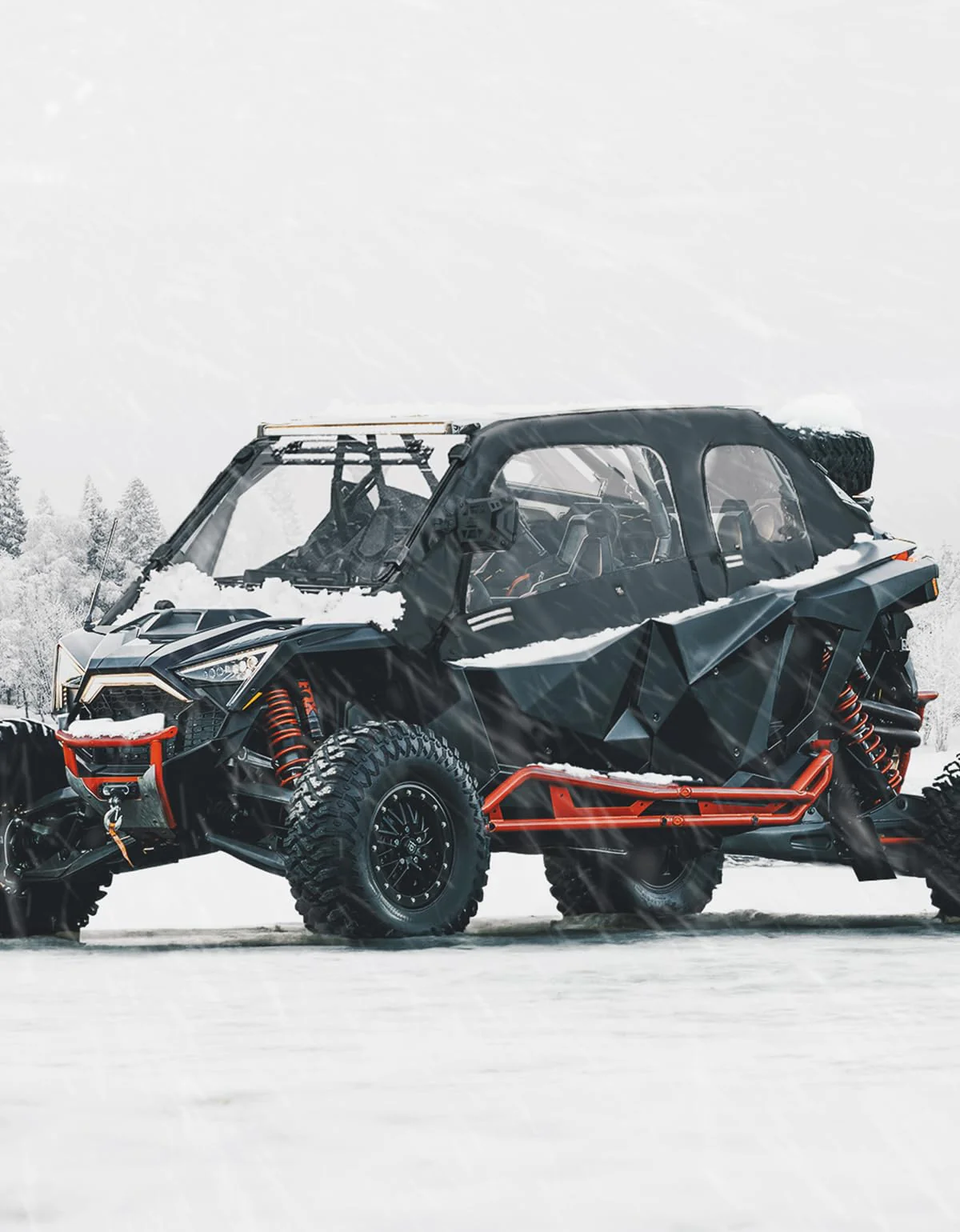 Soft Upper Door Cab Enclosure Set for Polaris RZR PRO XP 4/Turbo R 4 - Image 8