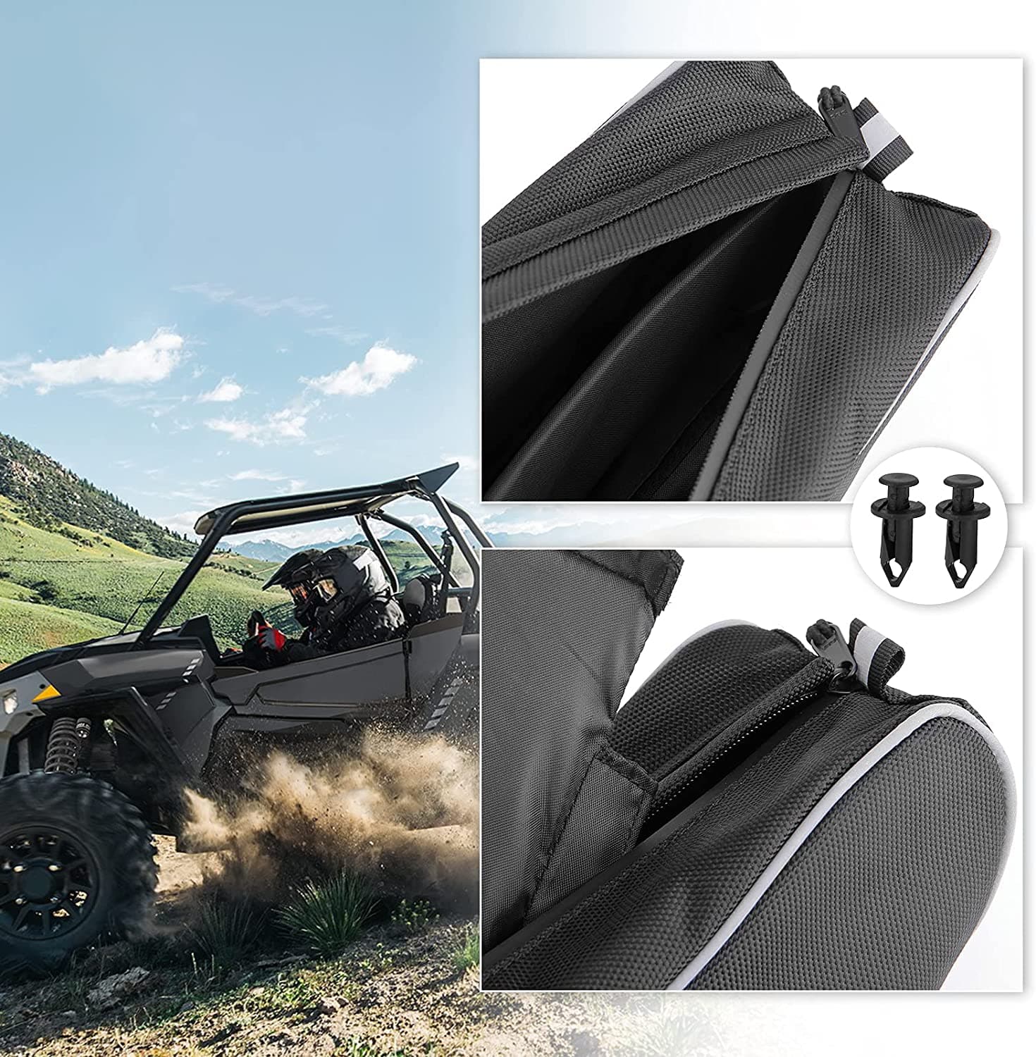 Rear Corner Bag for Polaris RZR Turbo / XP 1000 2pcs - Image 7