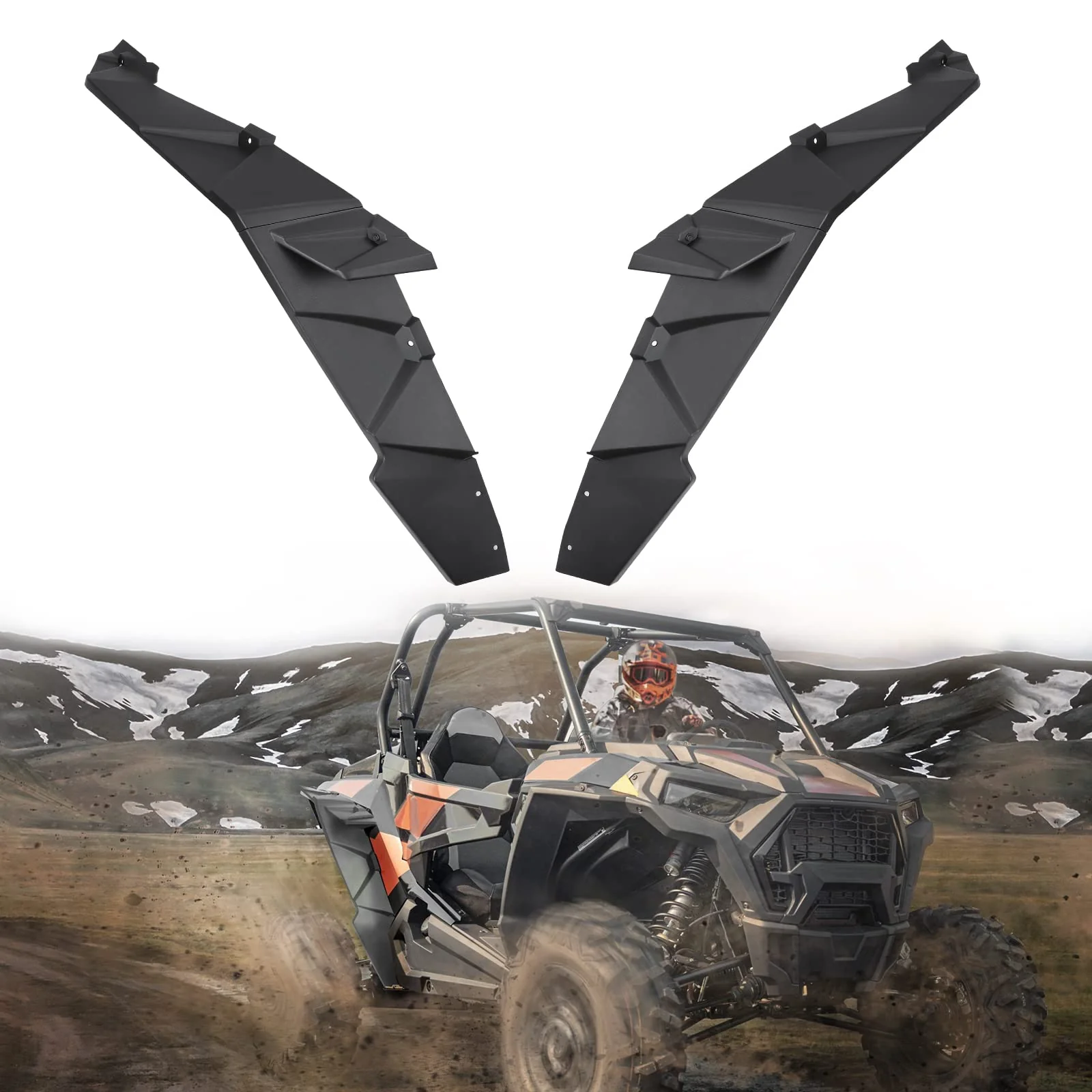 Rear Fender Flares for Polaris RZR XP 1000 /4 1000 2014-2023 - Image 8