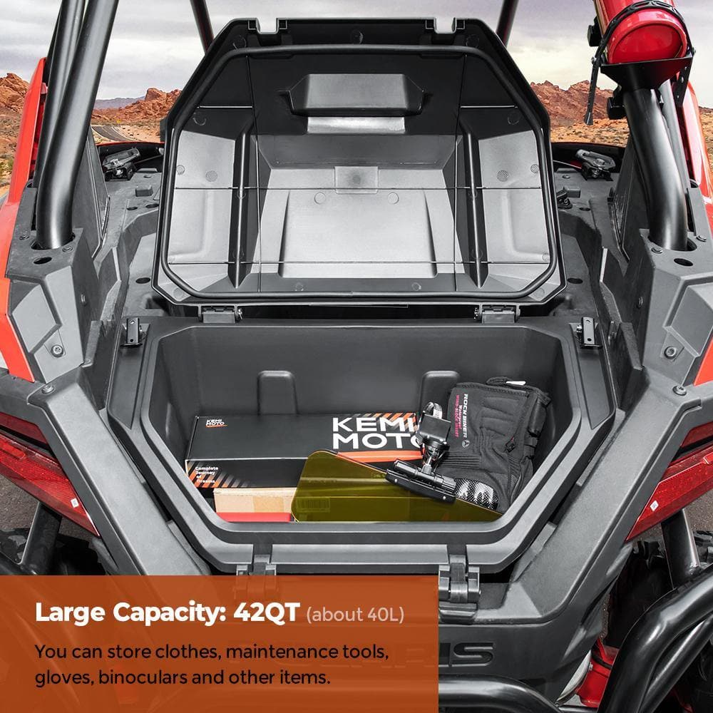 UTV 42QT Rear Cargo Storage Box for Polaris RZR PRO XP /XP 4 - Image 5
