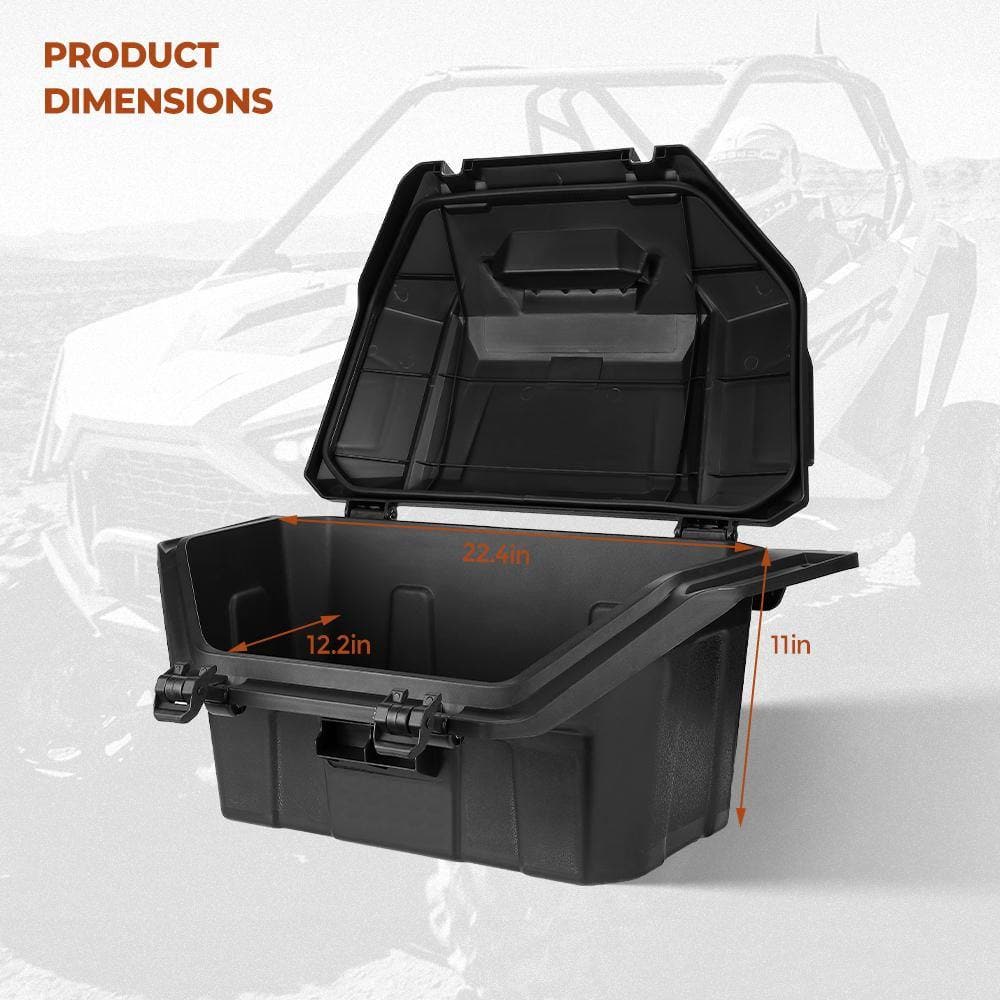 UTV 42QT Rear Cargo Storage Box for Polaris RZR PRO XP /XP 4 - Image 9