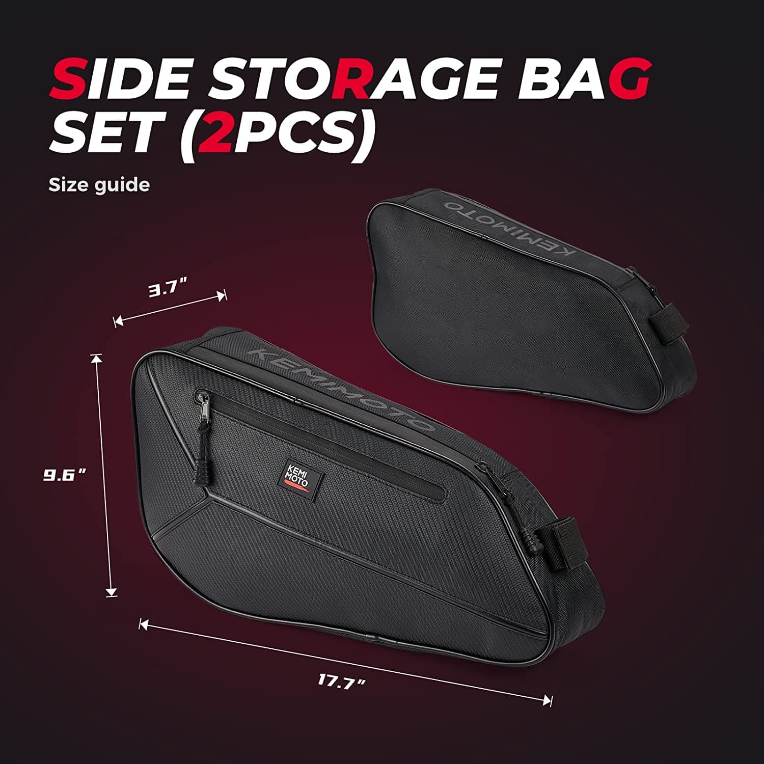 Side Storage Bags for Polaris Slingshot S/R/SL/SLR/GT (Pair) - Image 5