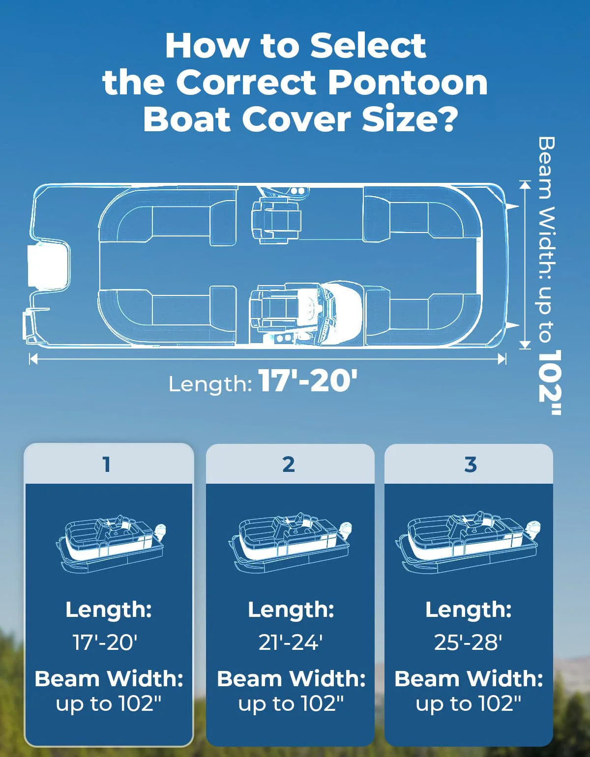 Pontoon Boat Cover 21-24ft, Heavy Duty 600D UV Resistant - Image 6