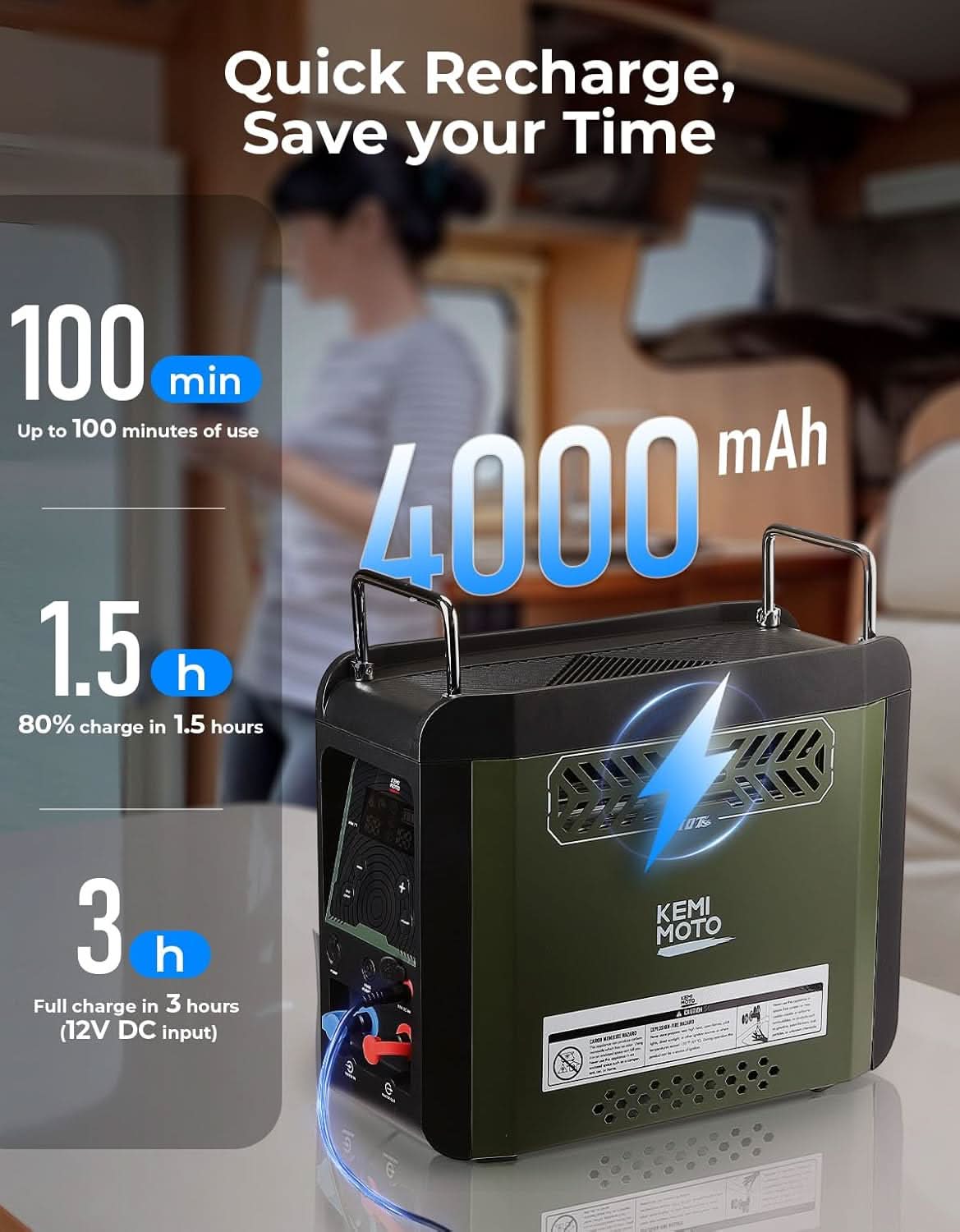 Portable Propane Hot Water Heater with Pump, 20,000 BTU - Image 6