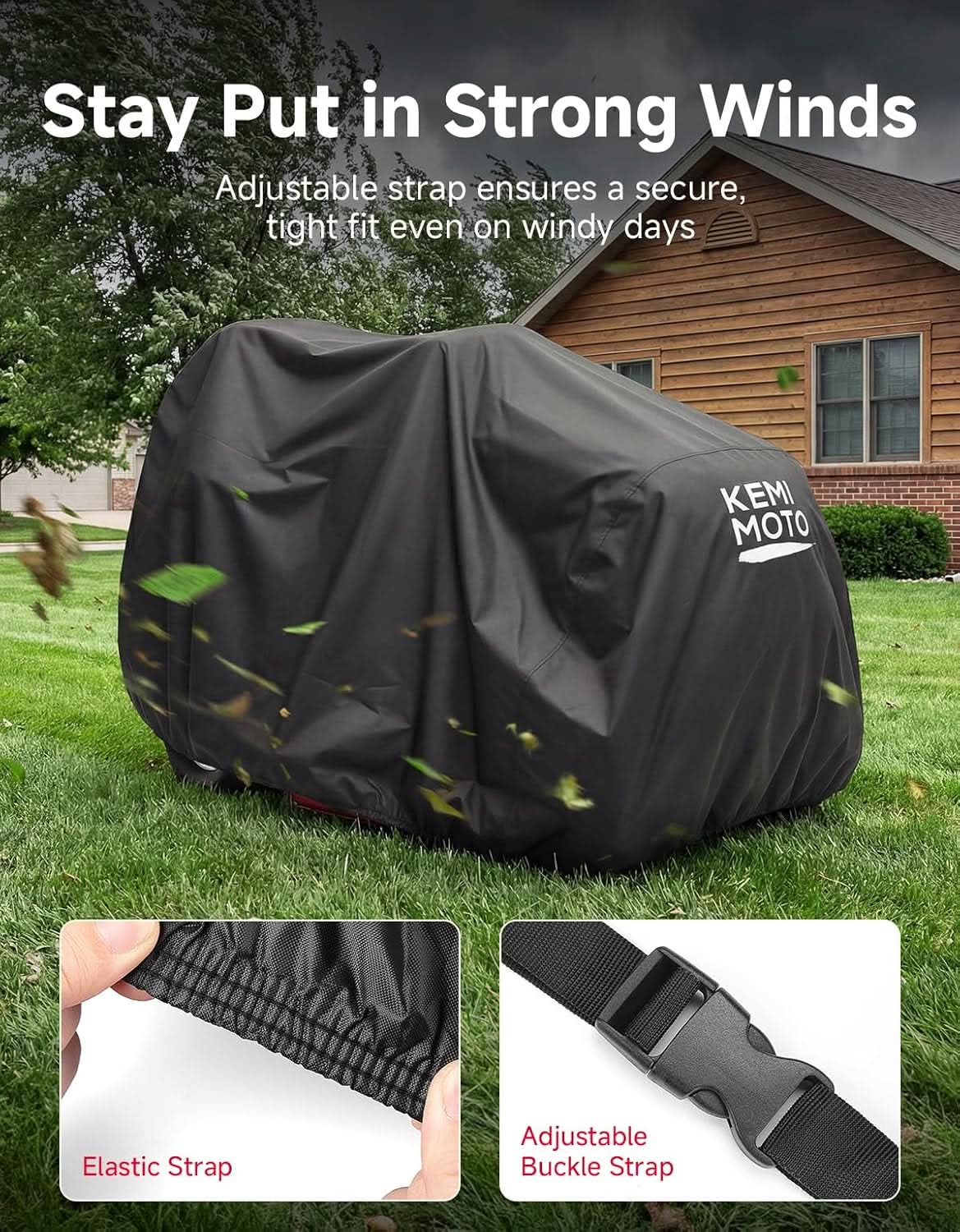 Riding Lawn Mower Cover For John Deere/Husqvarna/Cub Cadet/Toro - Image 5